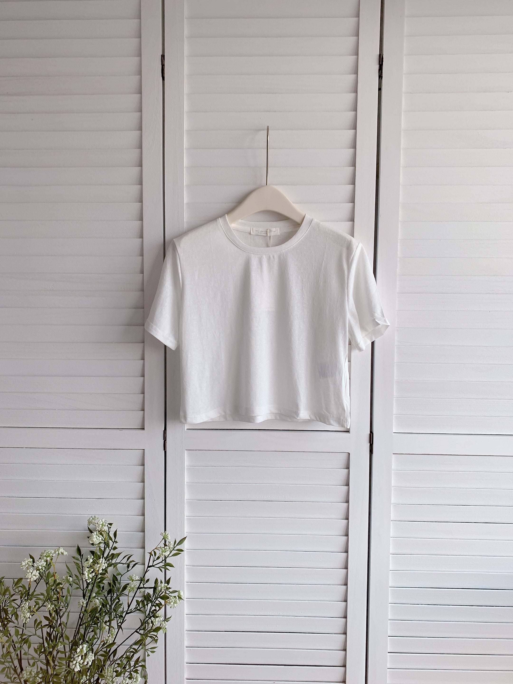 HELLO MILK TEE- 86404 淨版短袖
