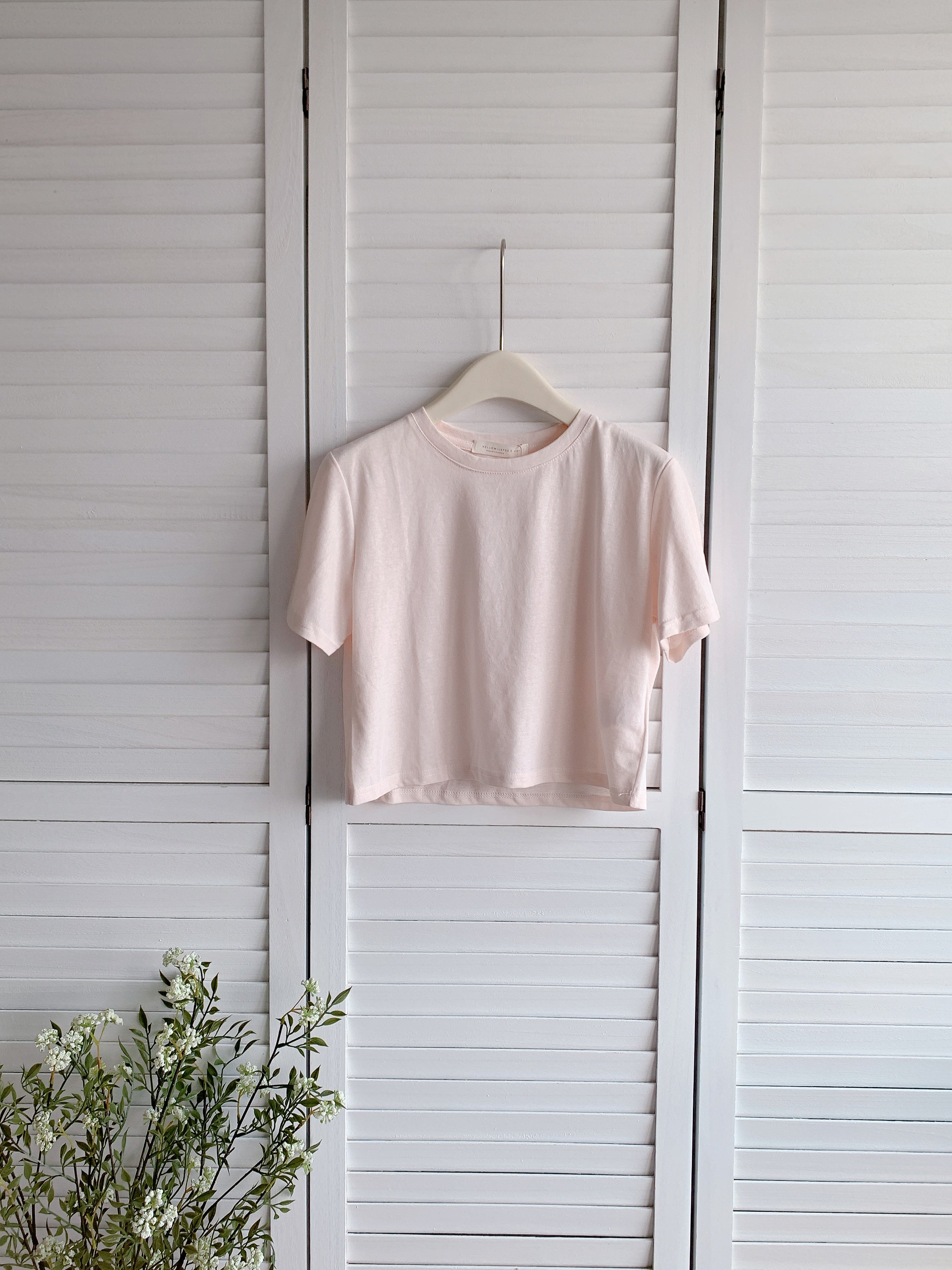 HELLO MILK TEE- 86404 淨版短袖