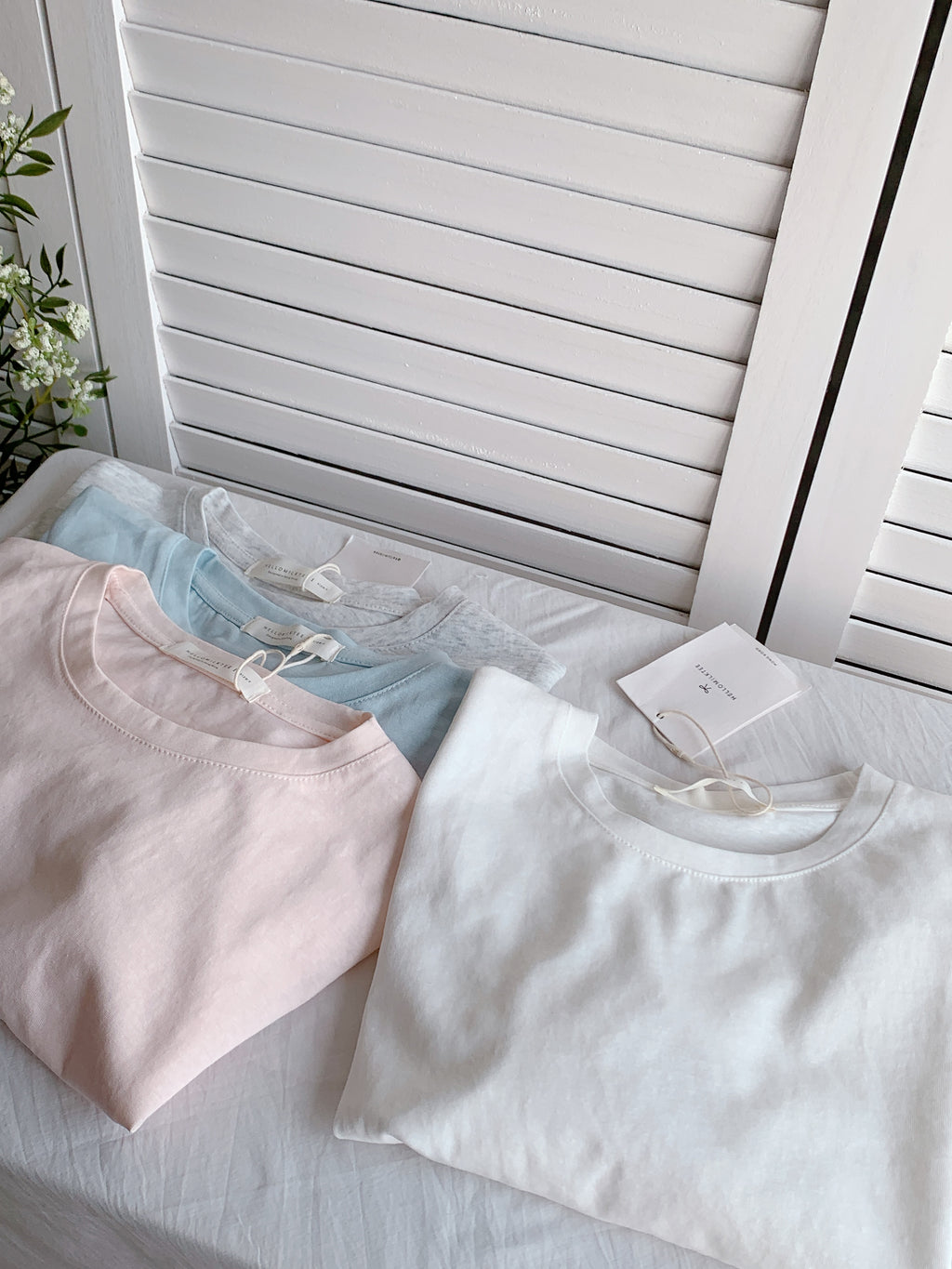 HELLO MILK TEE- 86404 淨版短袖