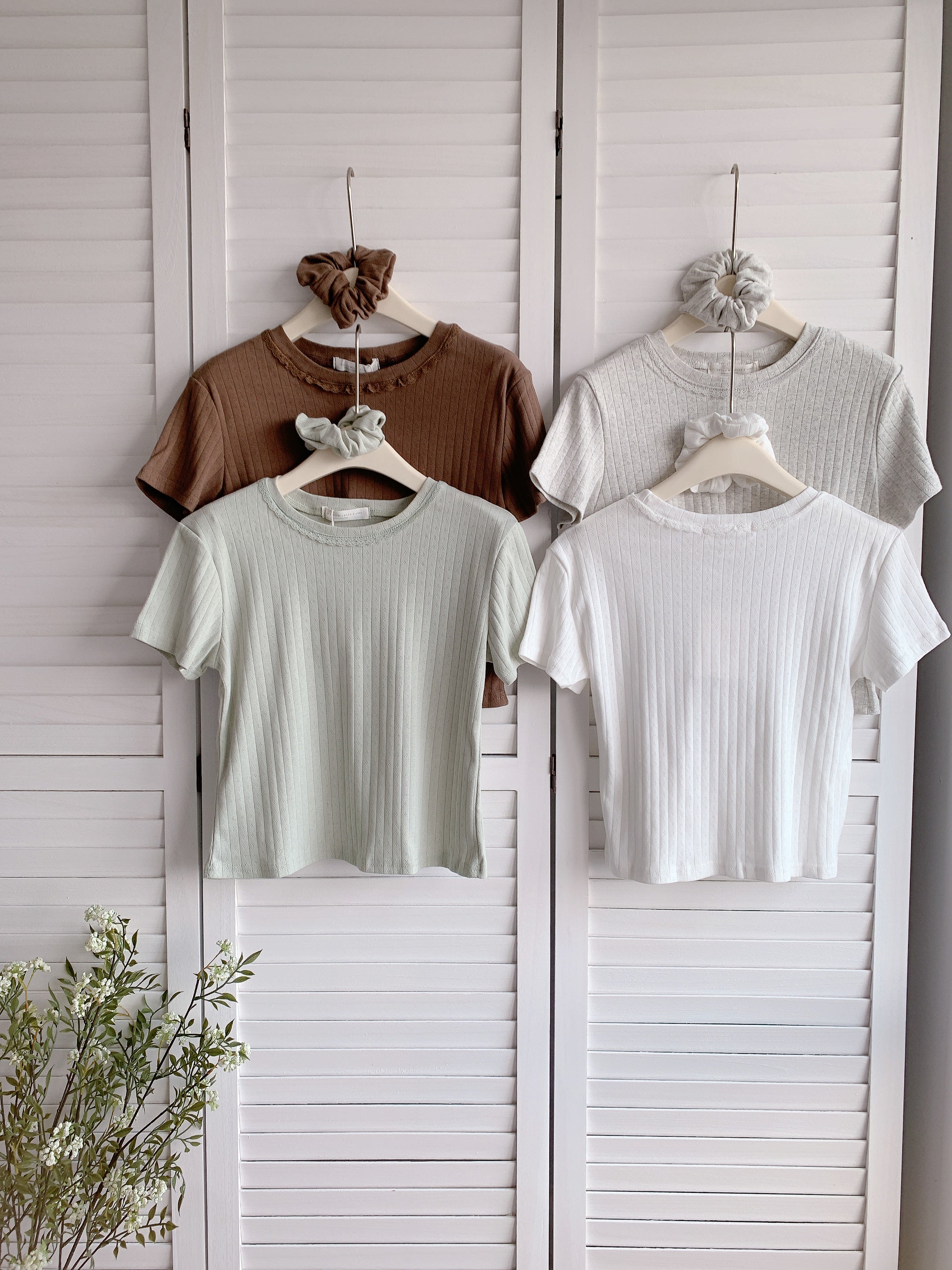 HELLO MILK TEE- 86430 圓領小衫