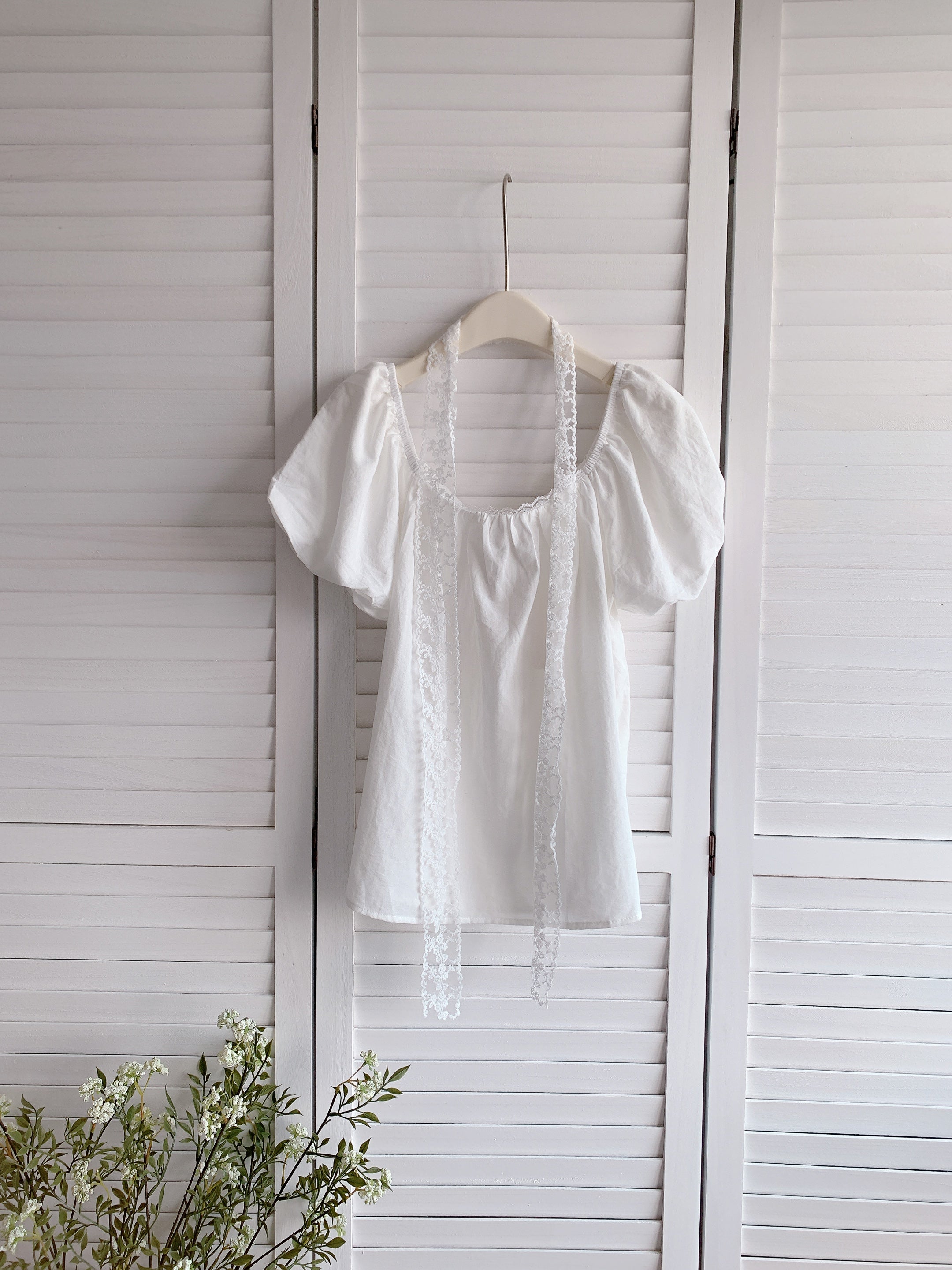 HELLO MILK TEE- 86456 法式短袖衫