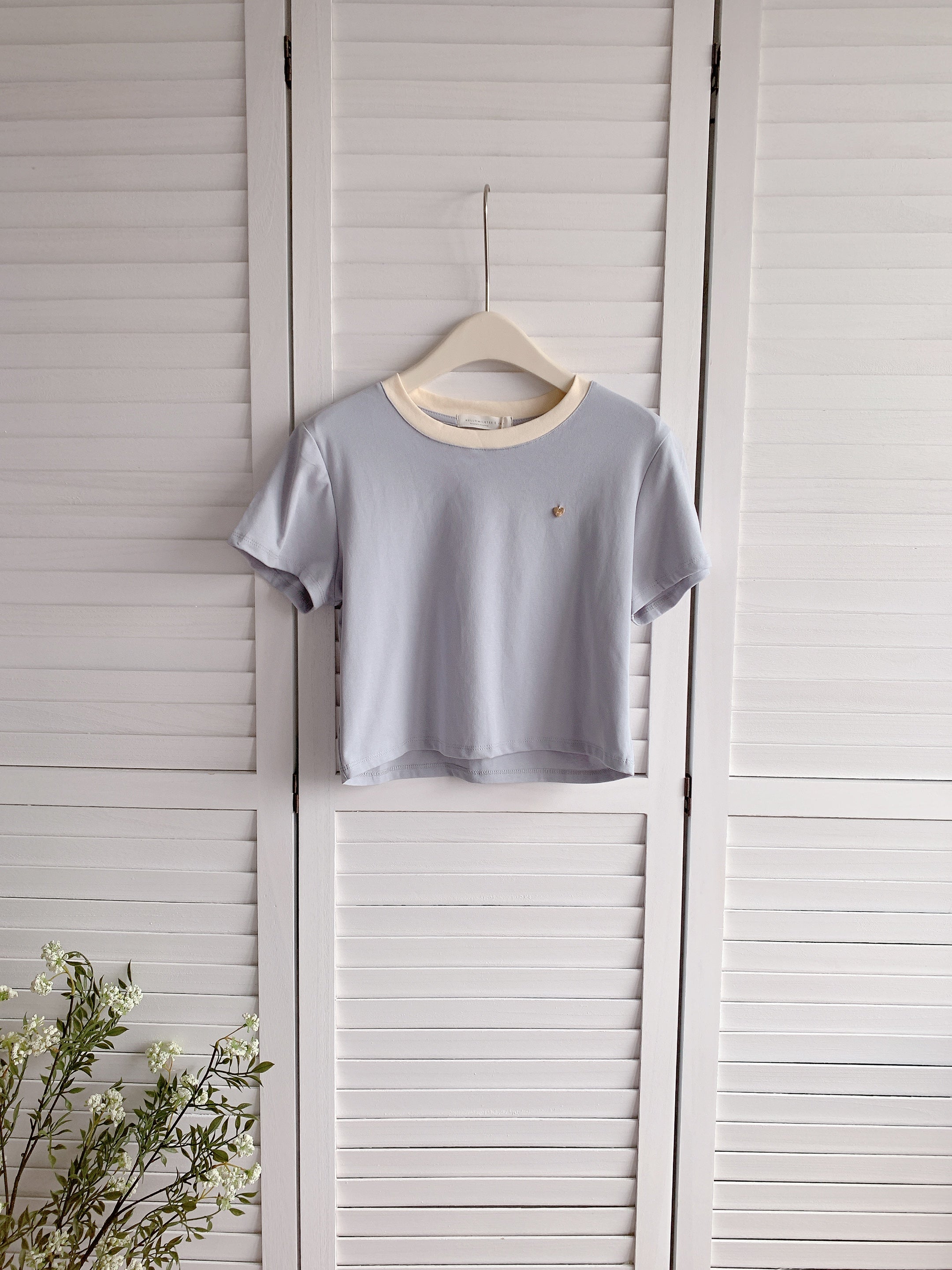 HELLO MILK TEE- 86371  圓領短袖