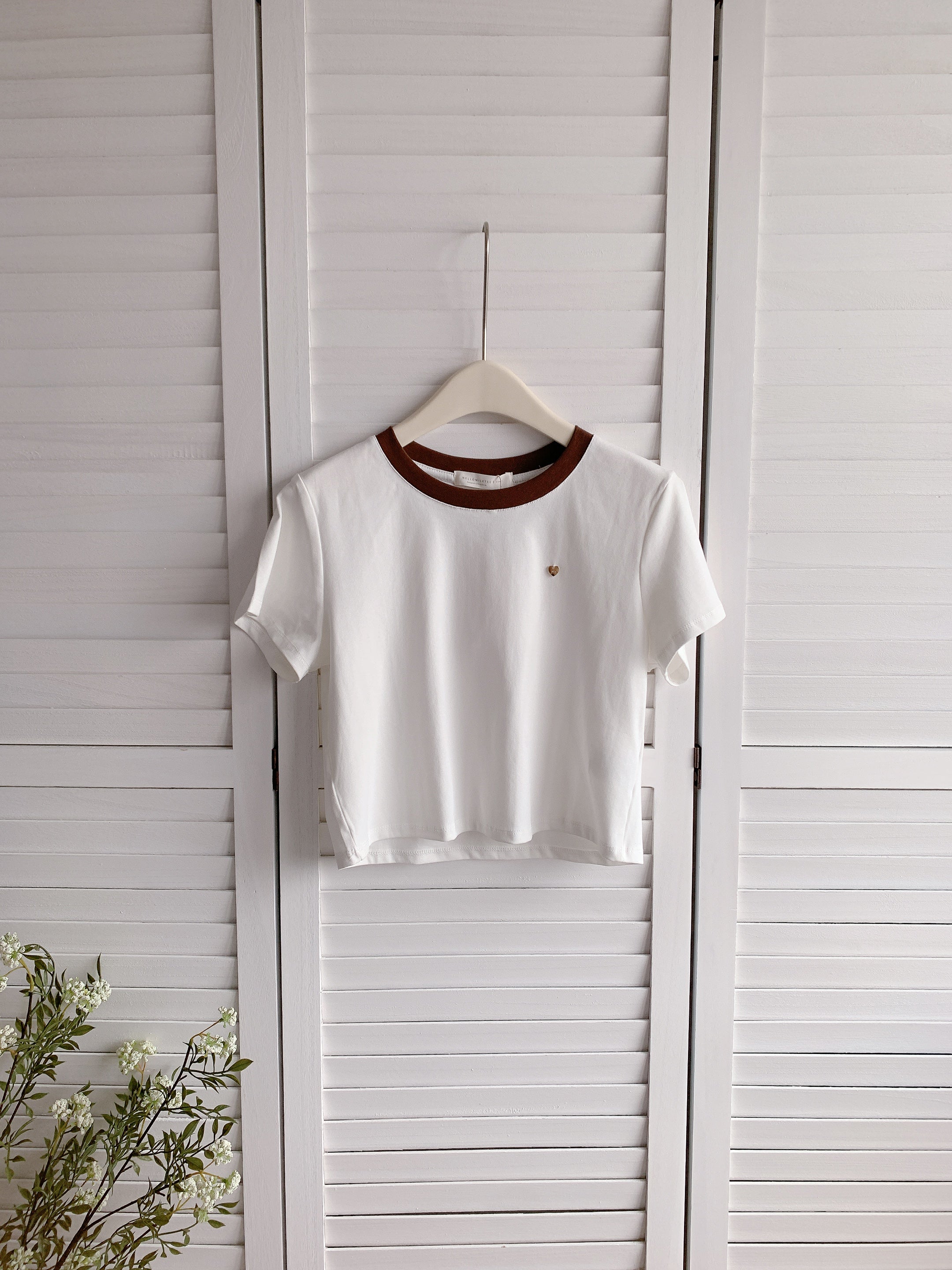 HELLO MILK TEE- 86371  圓領短袖