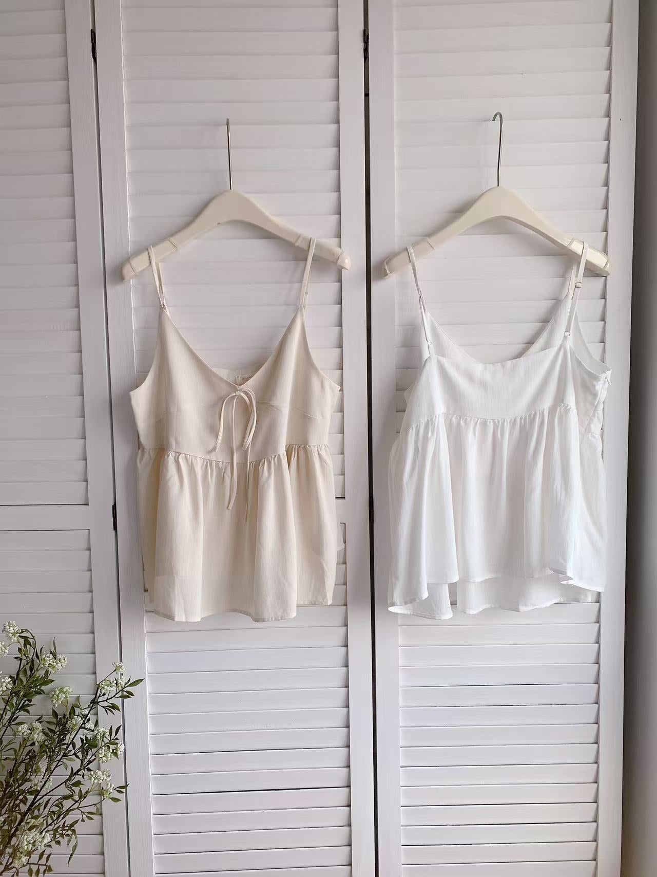 HELLO MILK TEE- 86452 吊帶小衫