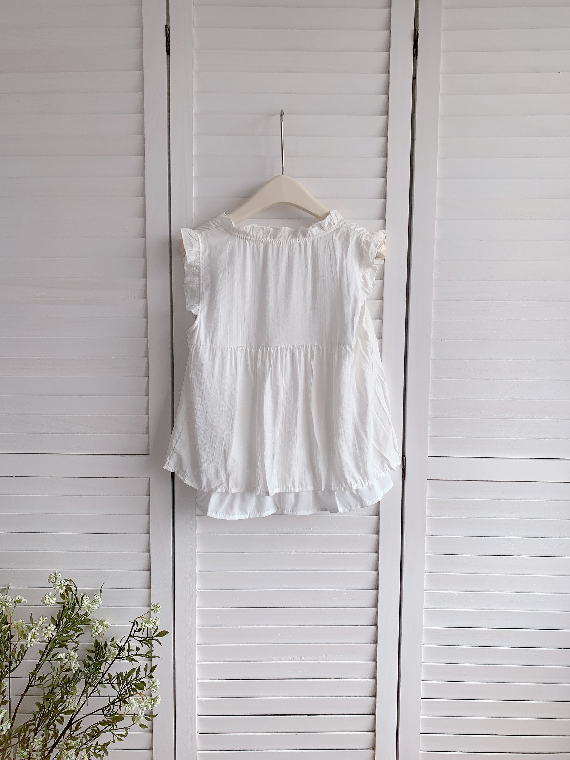 HELLO MILK TEE- 86414  百搭小衫