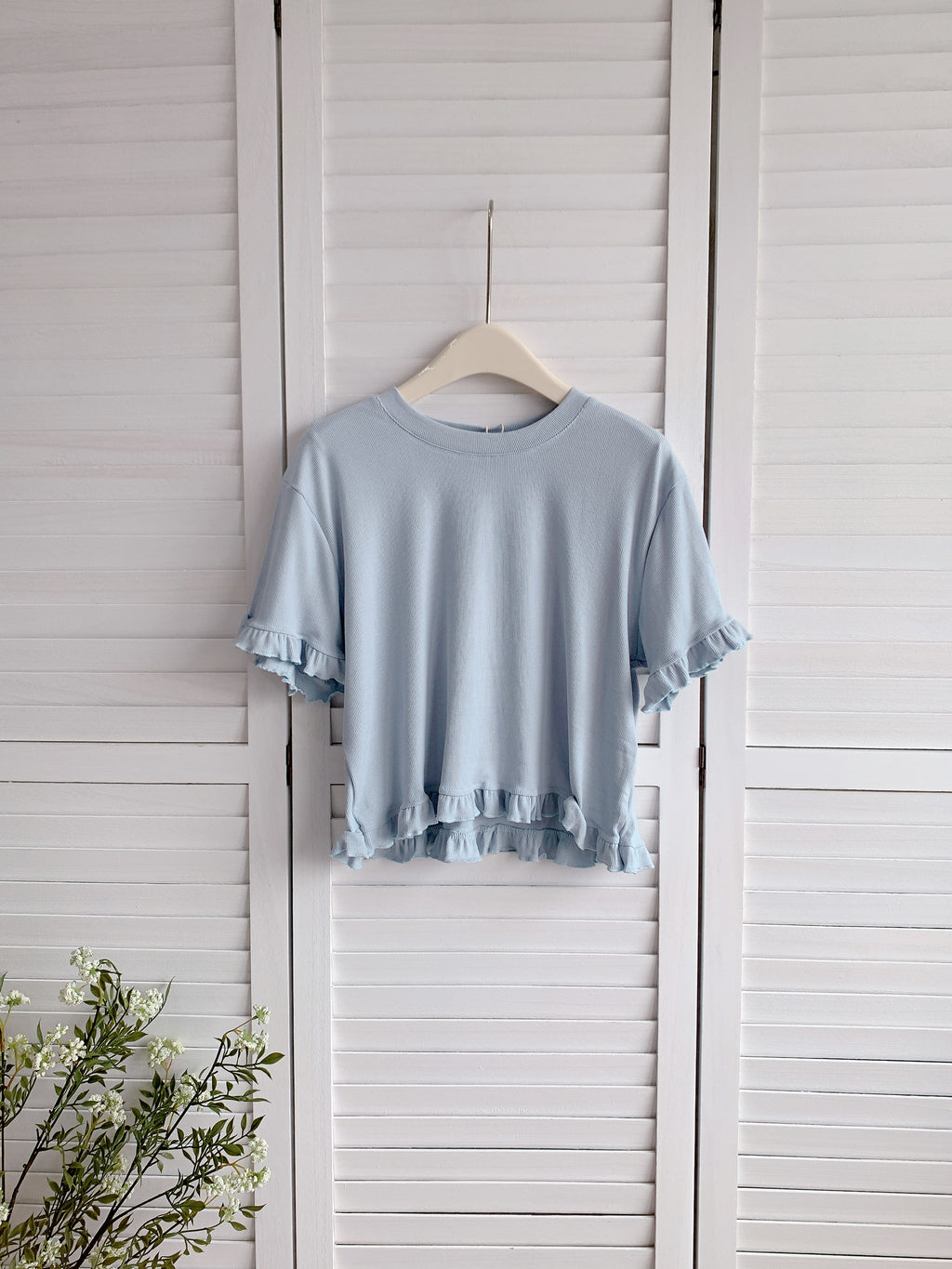 HELLO MILK TEE- 86471  純色短袖