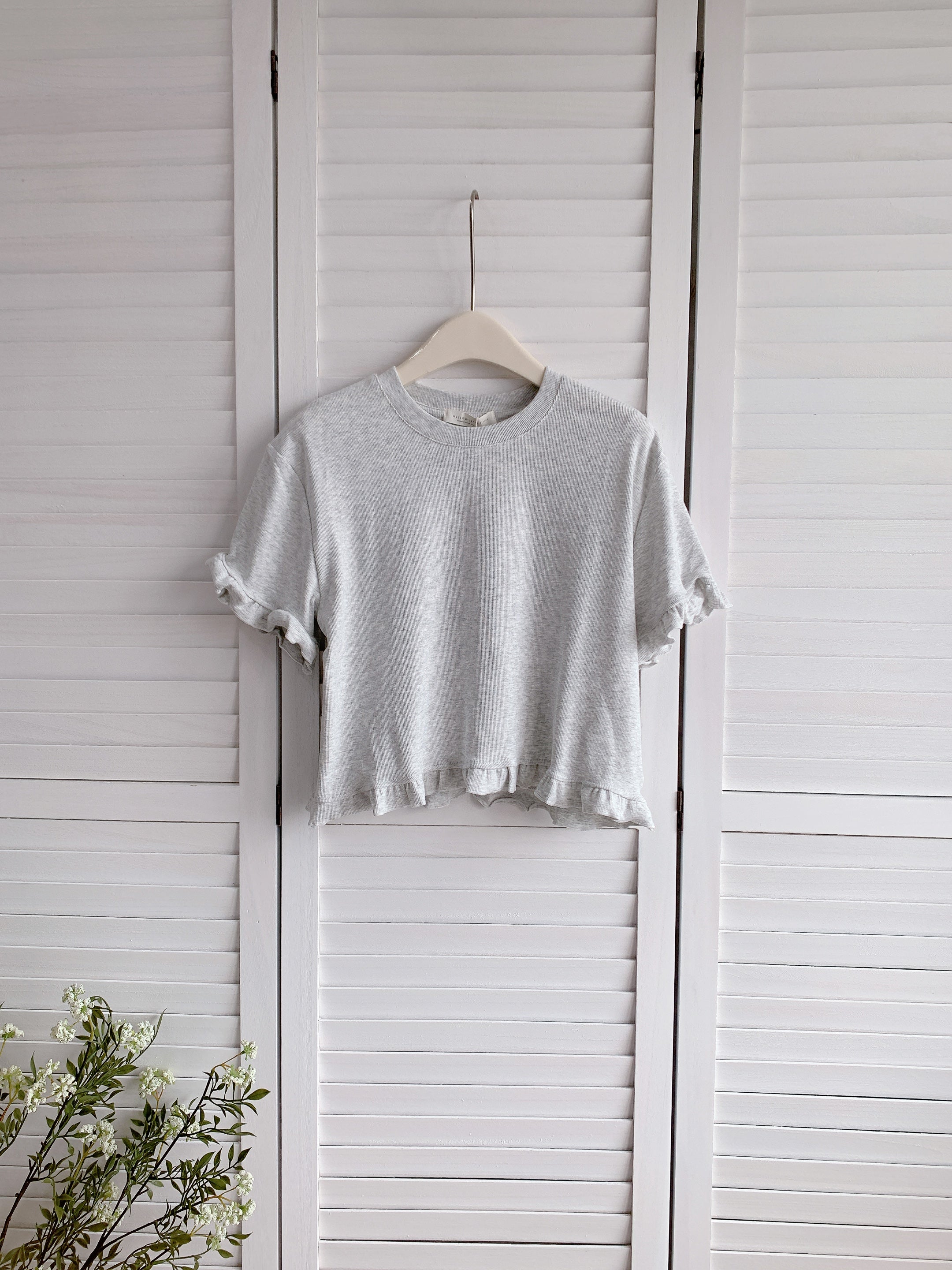 HELLO MILK TEE- 86471  純色短袖