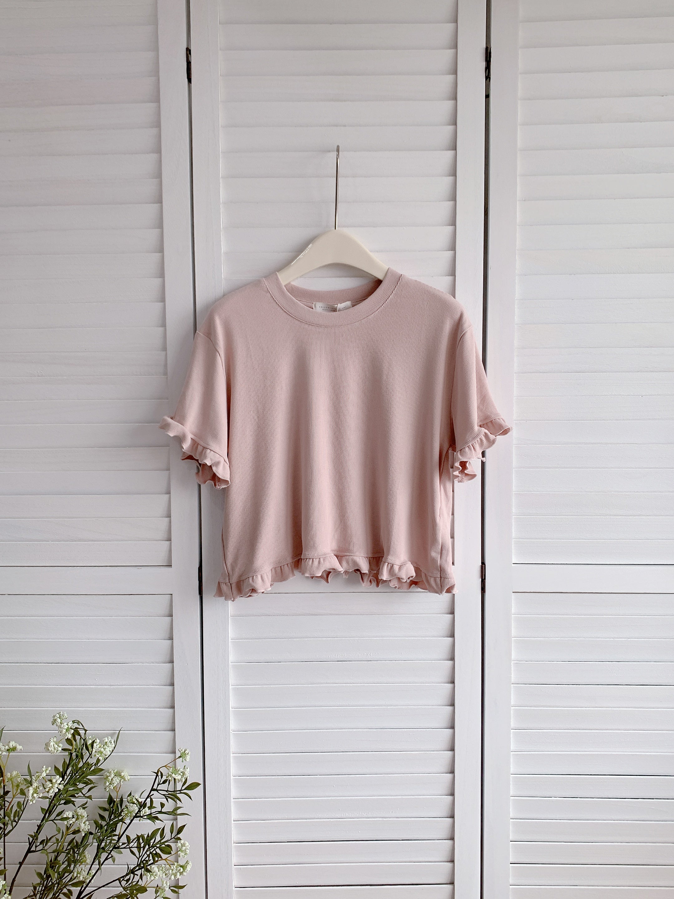 HELLO MILK TEE- 86471  純色短袖