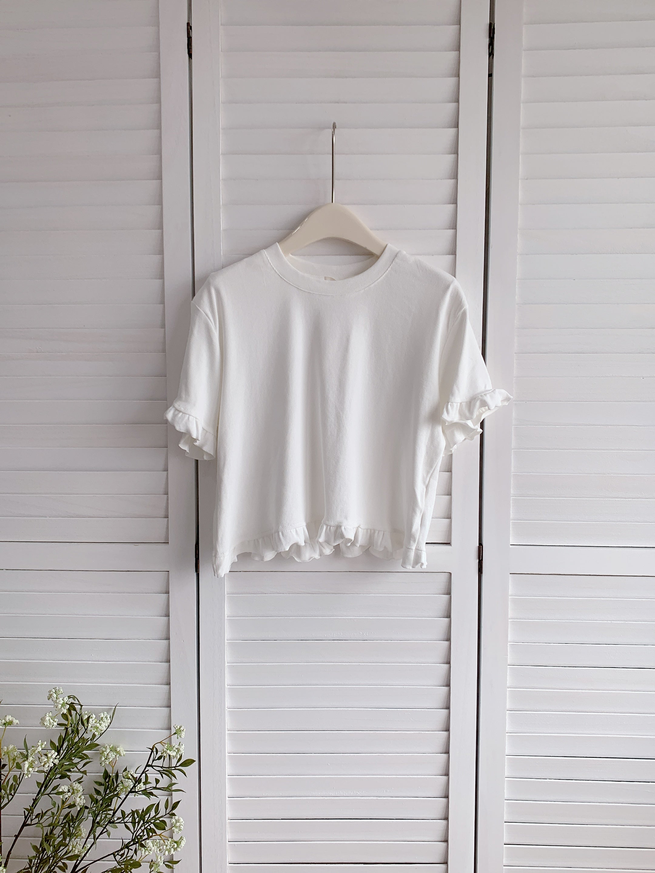 HELLO MILK TEE- 86471  純色短袖