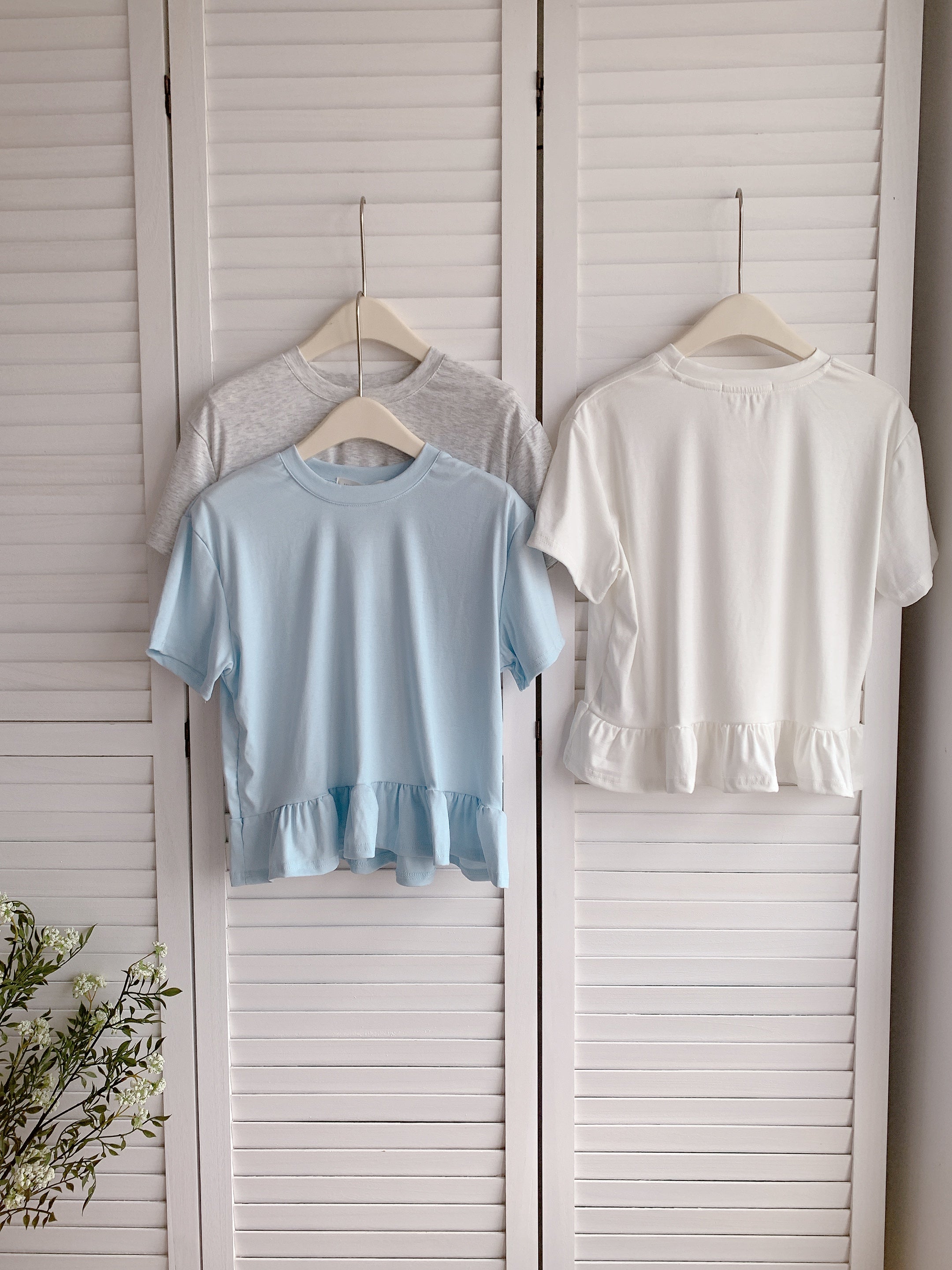 HELLO MILK TEE- 86474  百搭短袖