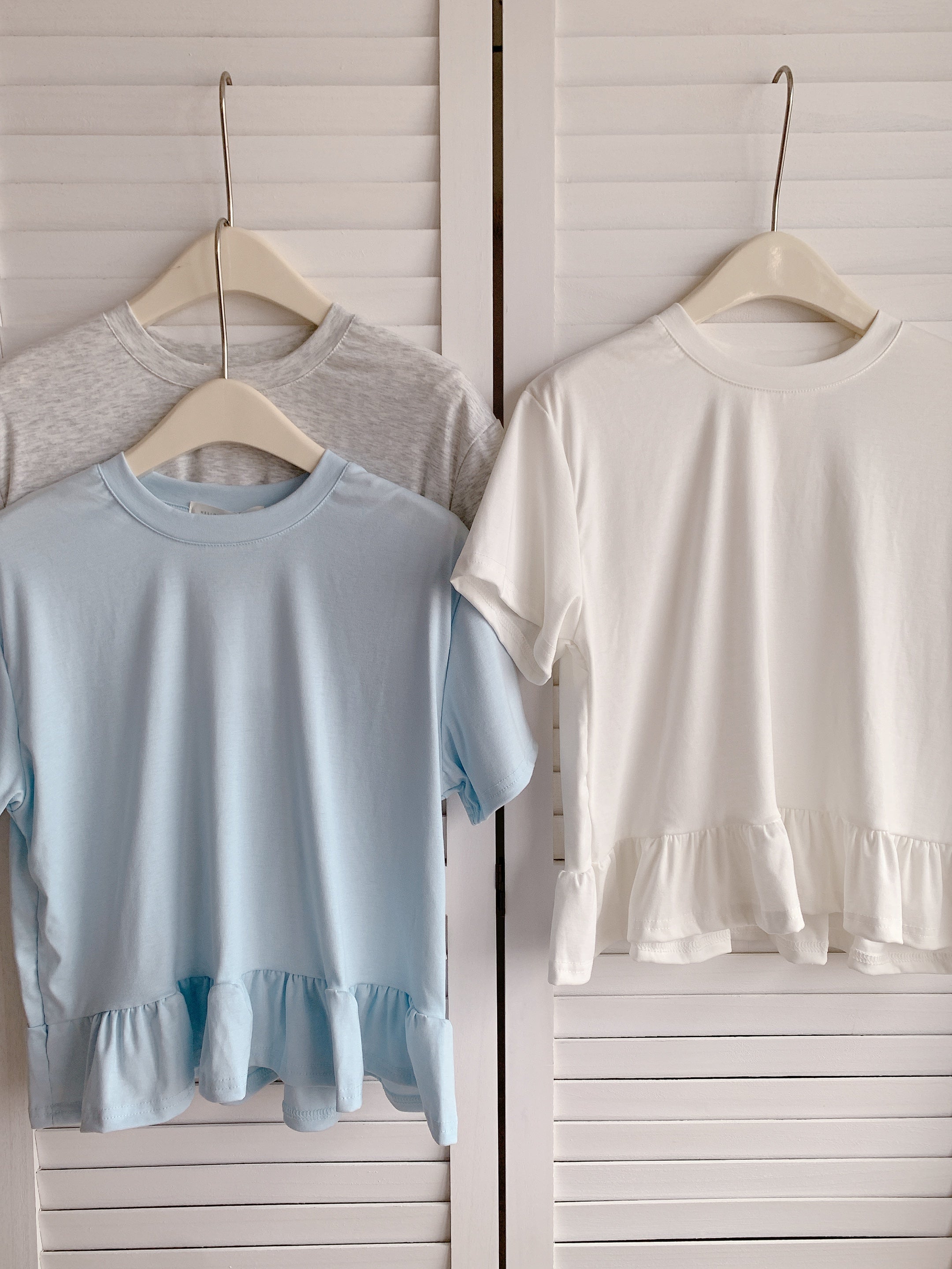 HELLO MILK TEE- 86474  百搭短袖