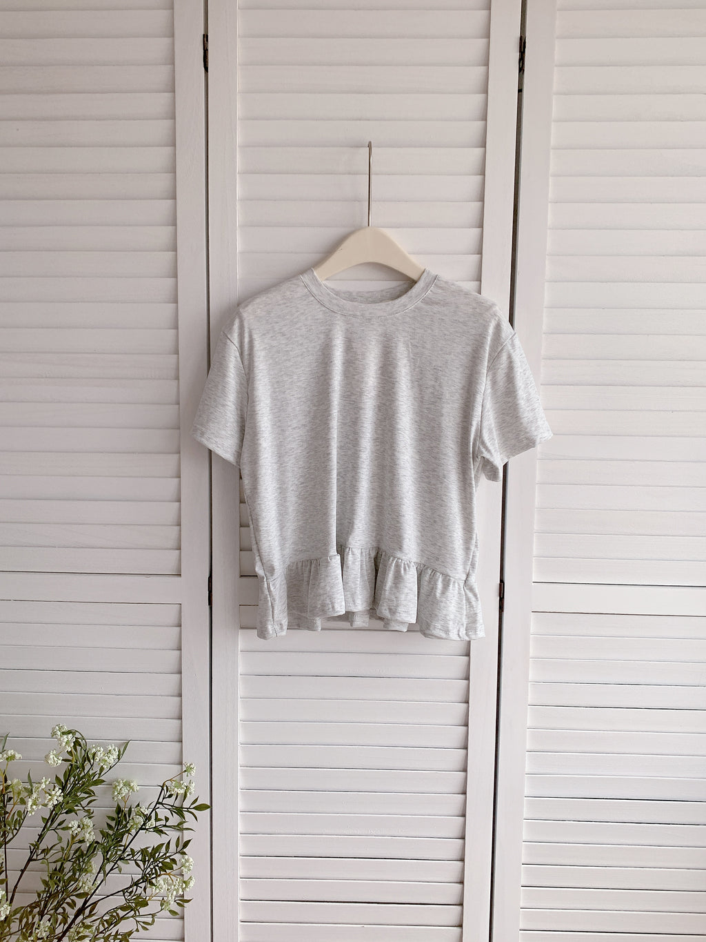 HELLO MILK TEE- 86474  百搭短袖