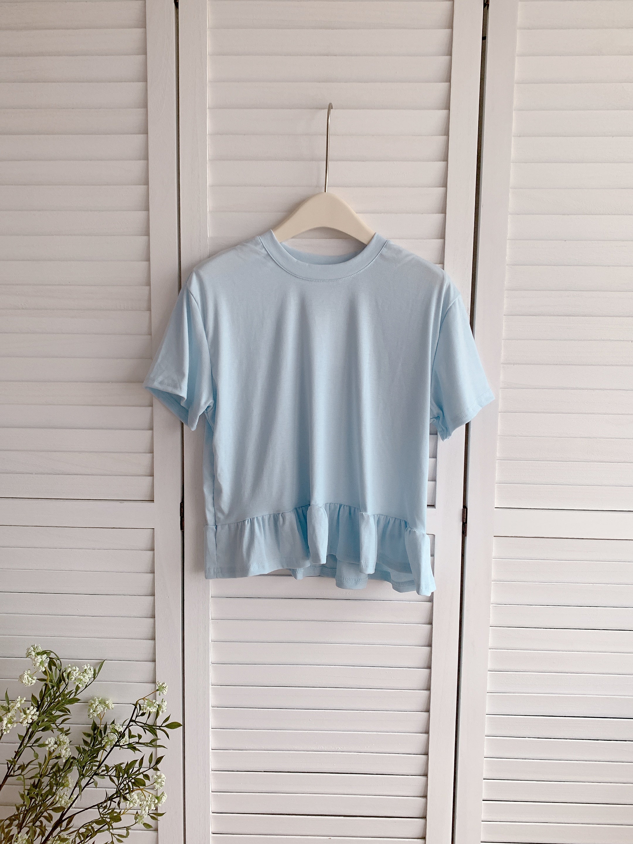 HELLO MILK TEE- 86474  百搭短袖