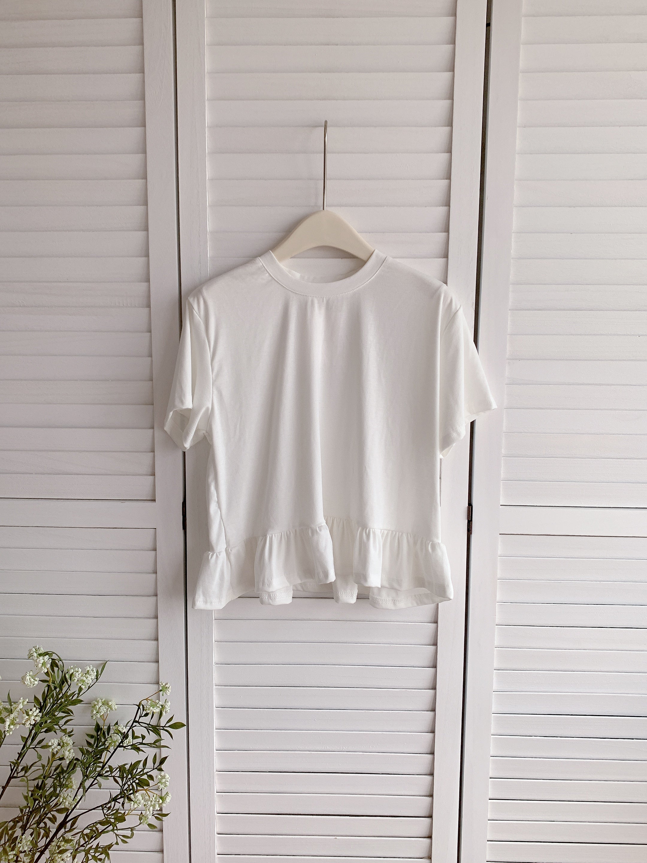 HELLO MILK TEE- 86474  百搭短袖