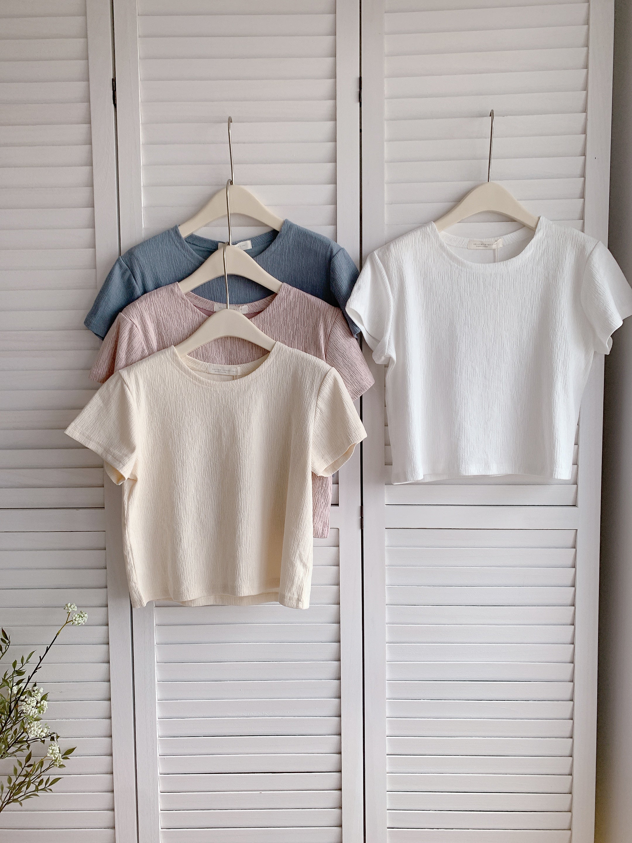 HELLO MILK TEE- 86478  韓系短袖