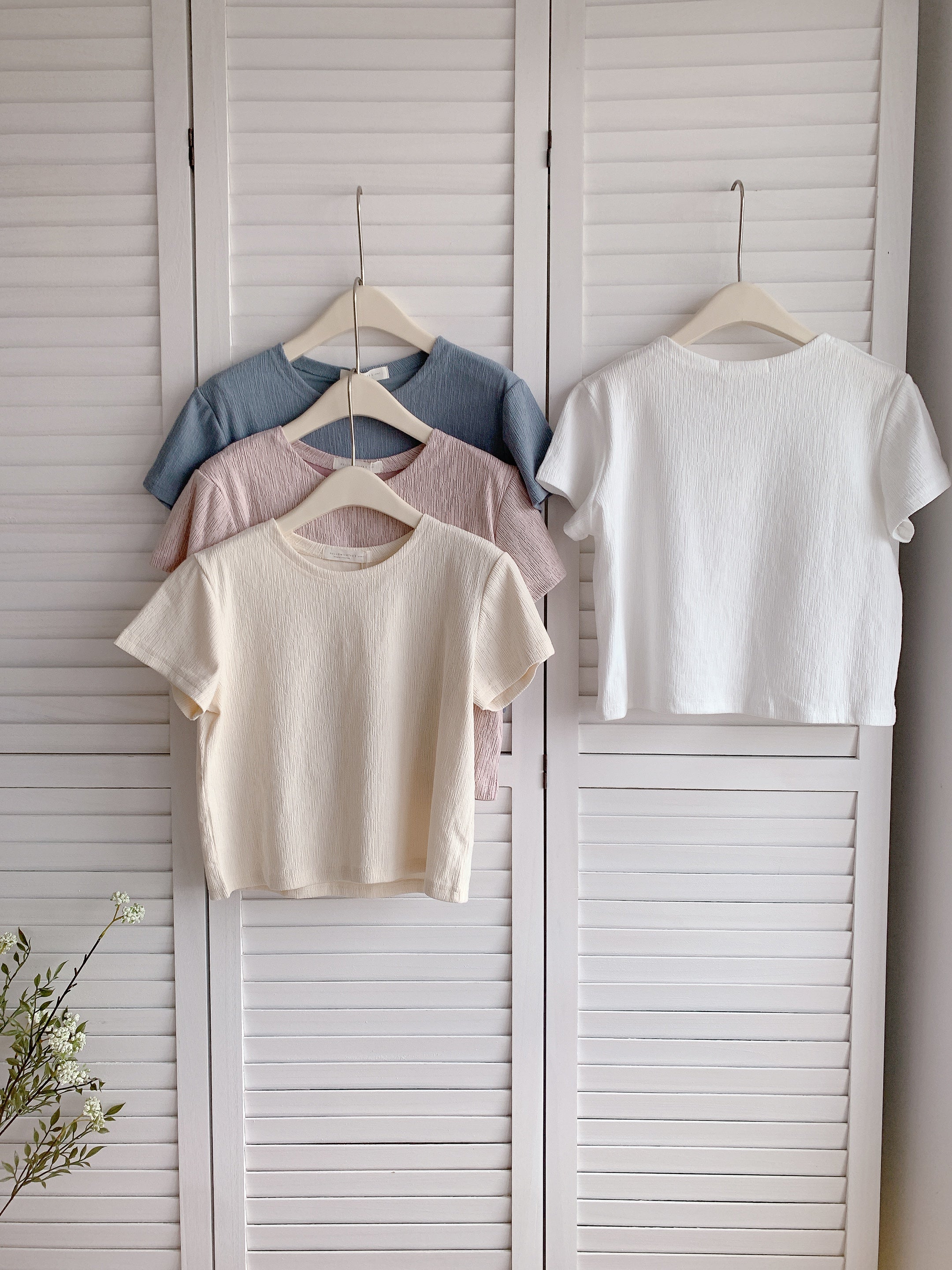 HELLO MILK TEE- 86478  韓系短袖