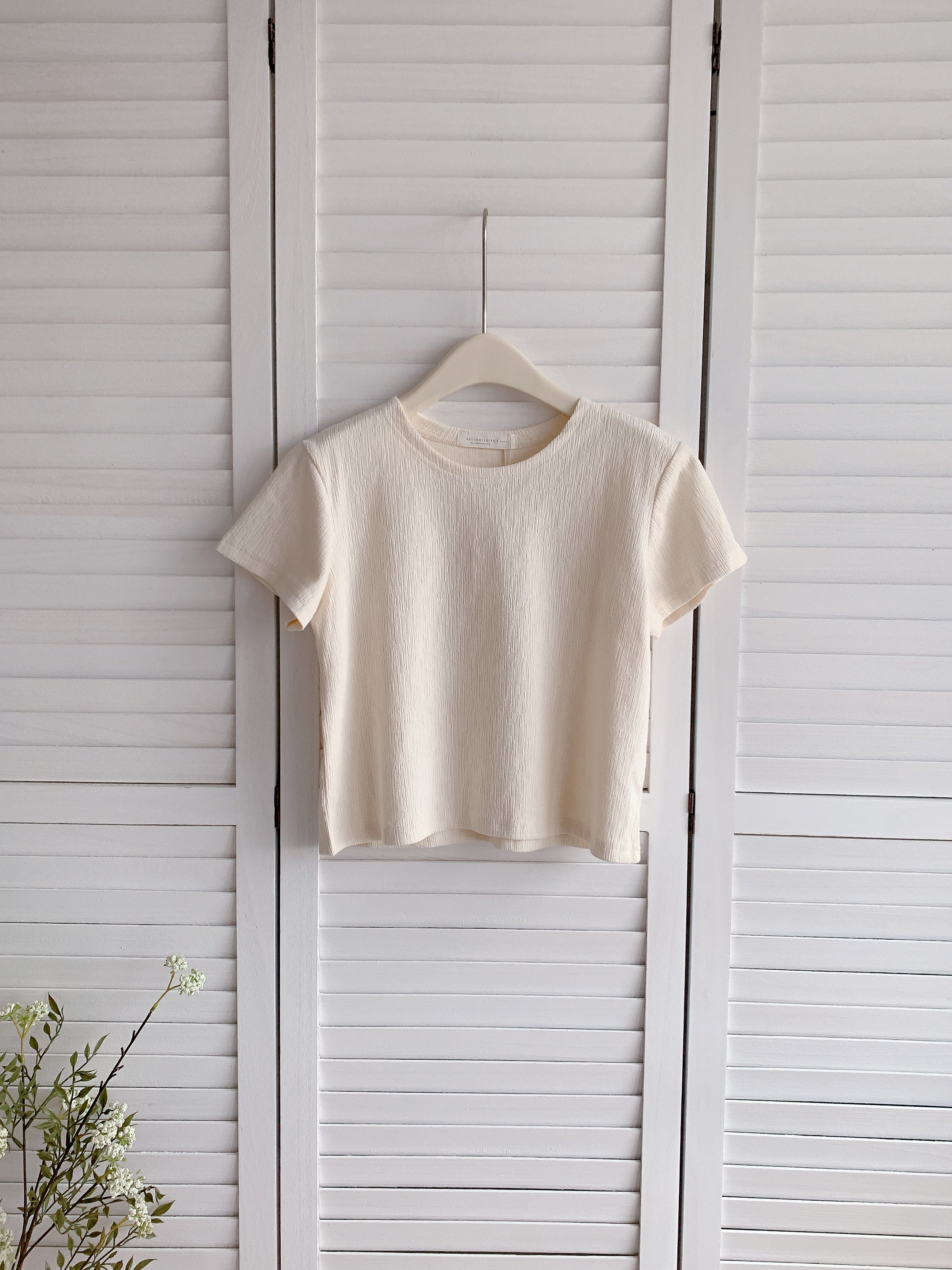 HELLO MILK TEE- 86478  韓系短袖
