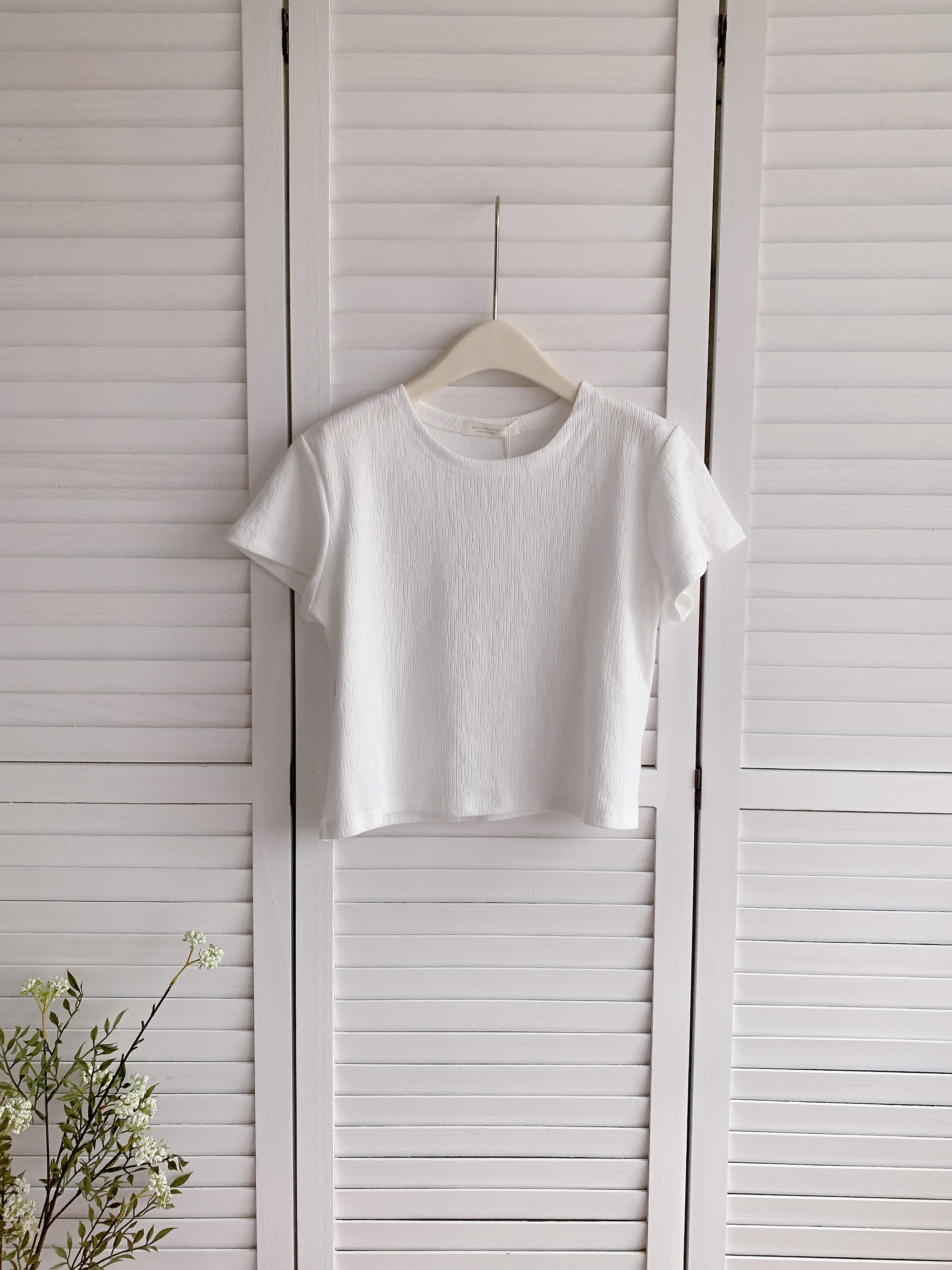 HELLO MILK TEE- 86478  韓系短袖