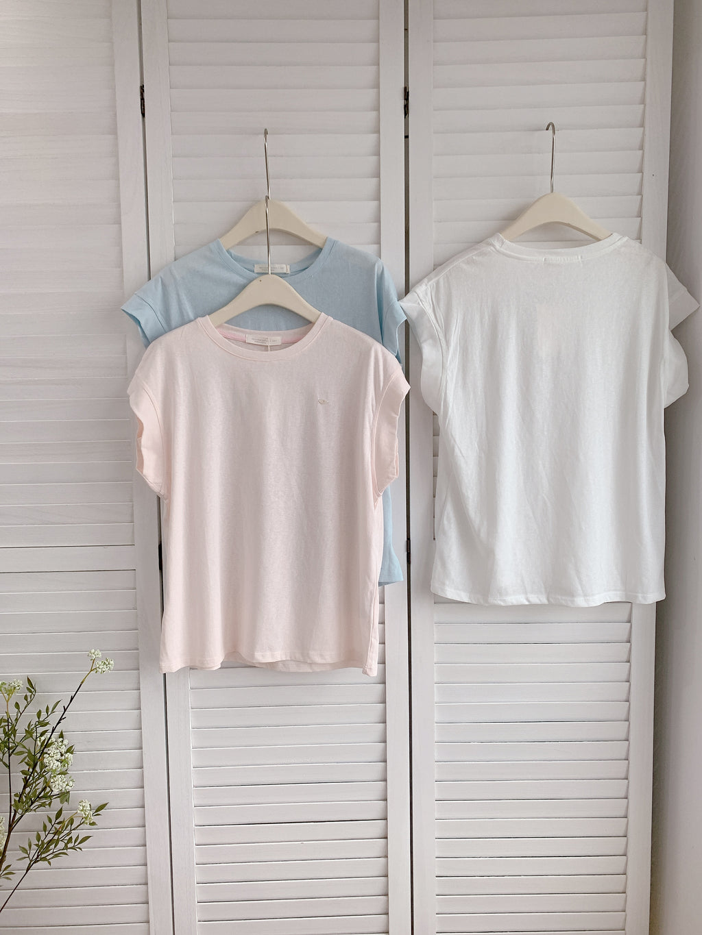 HELLO MILK TEE- 86502  簡約短袖