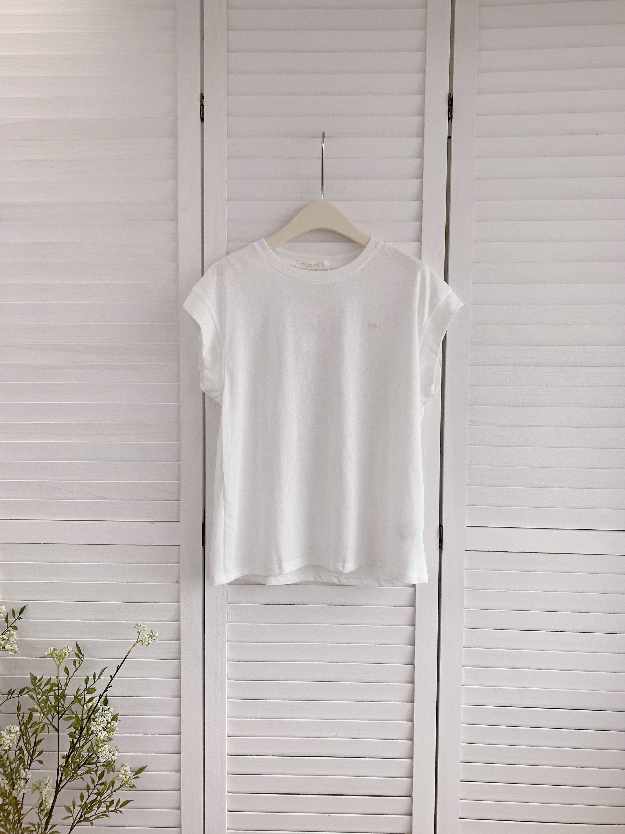 HELLO MILK TEE- 86502  簡約短袖