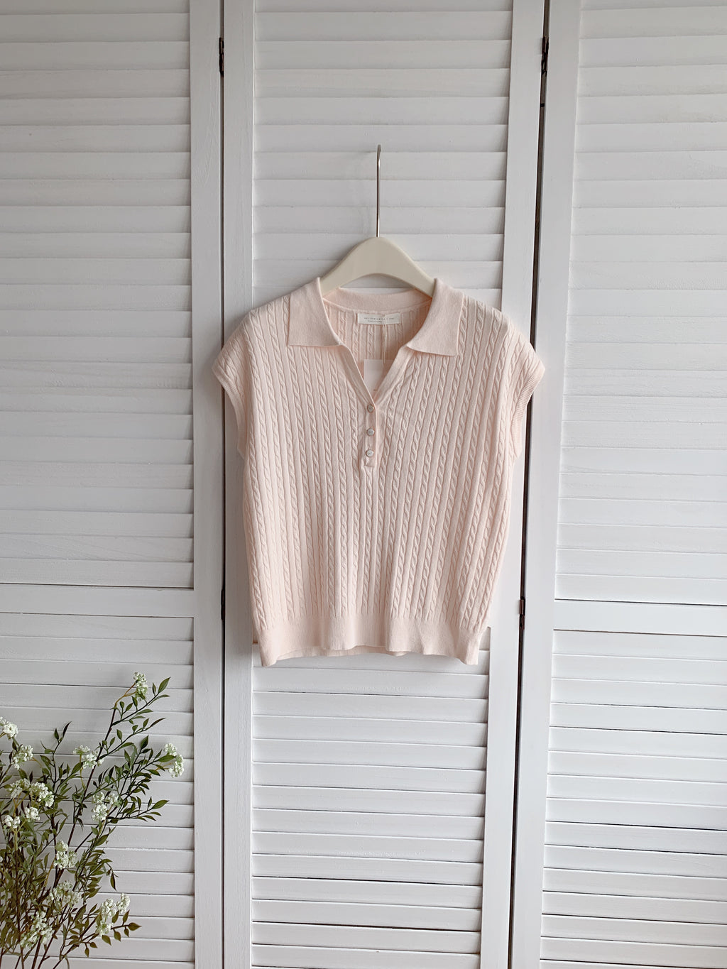 HELLO MILK TEE- 86531  翻領上衣
