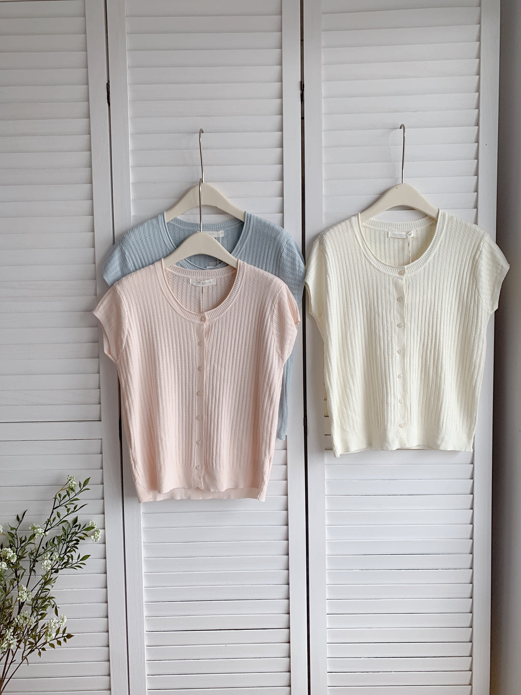HELLO MILK TEE- 86532  圓領上衣