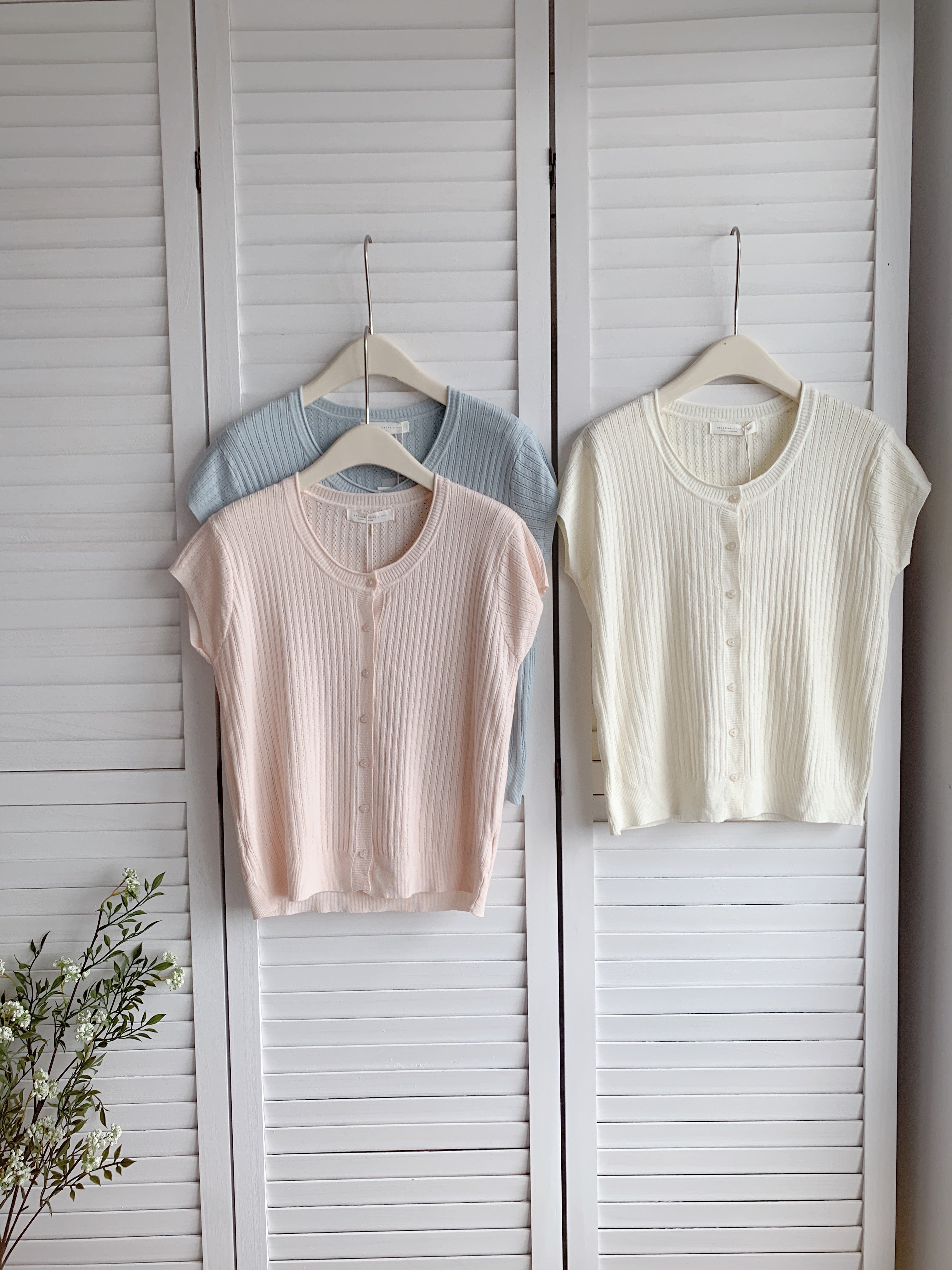 HELLO MILK TEE- 86532  圓領上衣