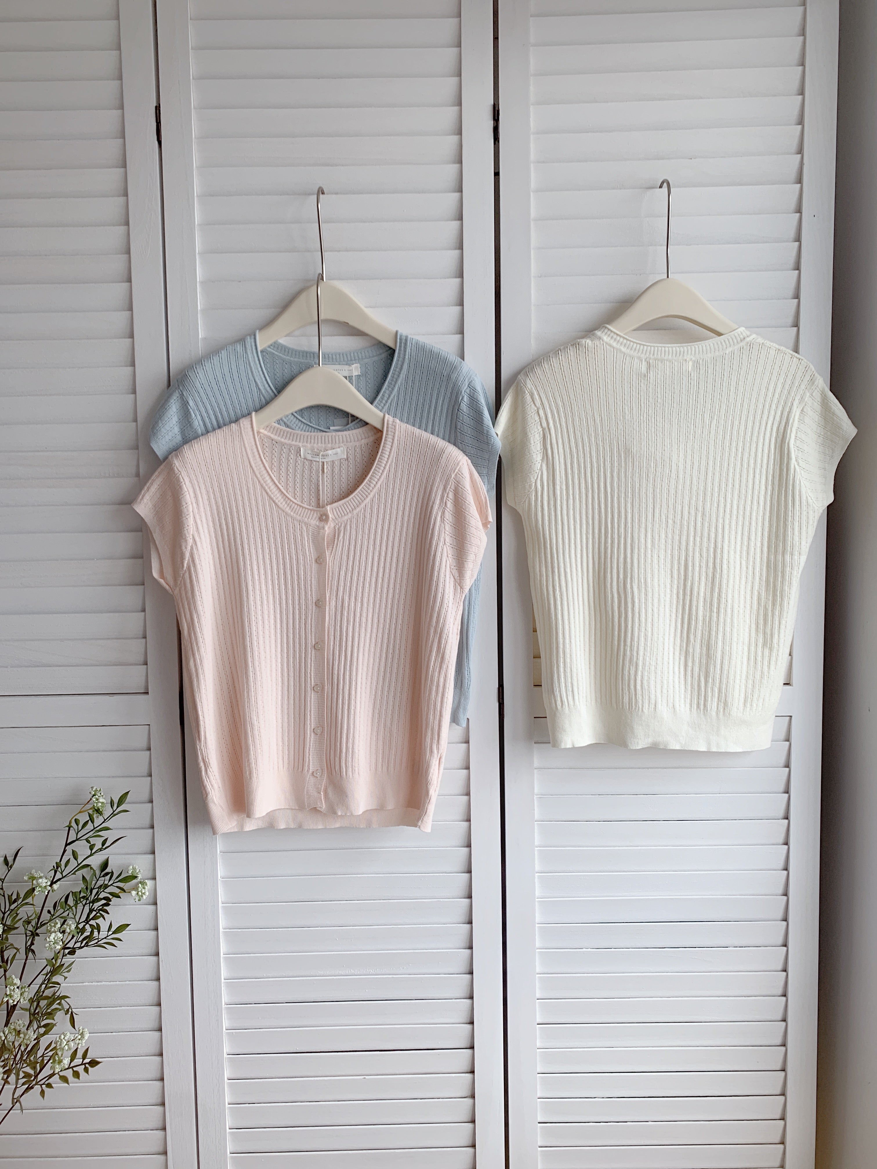 HELLO MILK TEE- 86532  圓領上衣