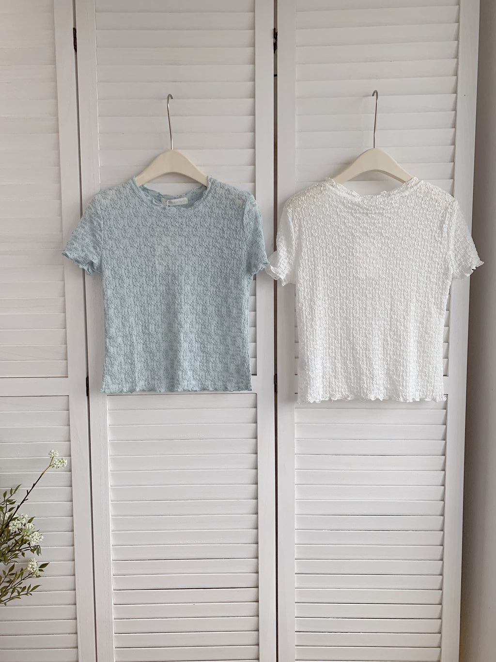 HELLO MILK TEE- 86508  圓領短袖衫