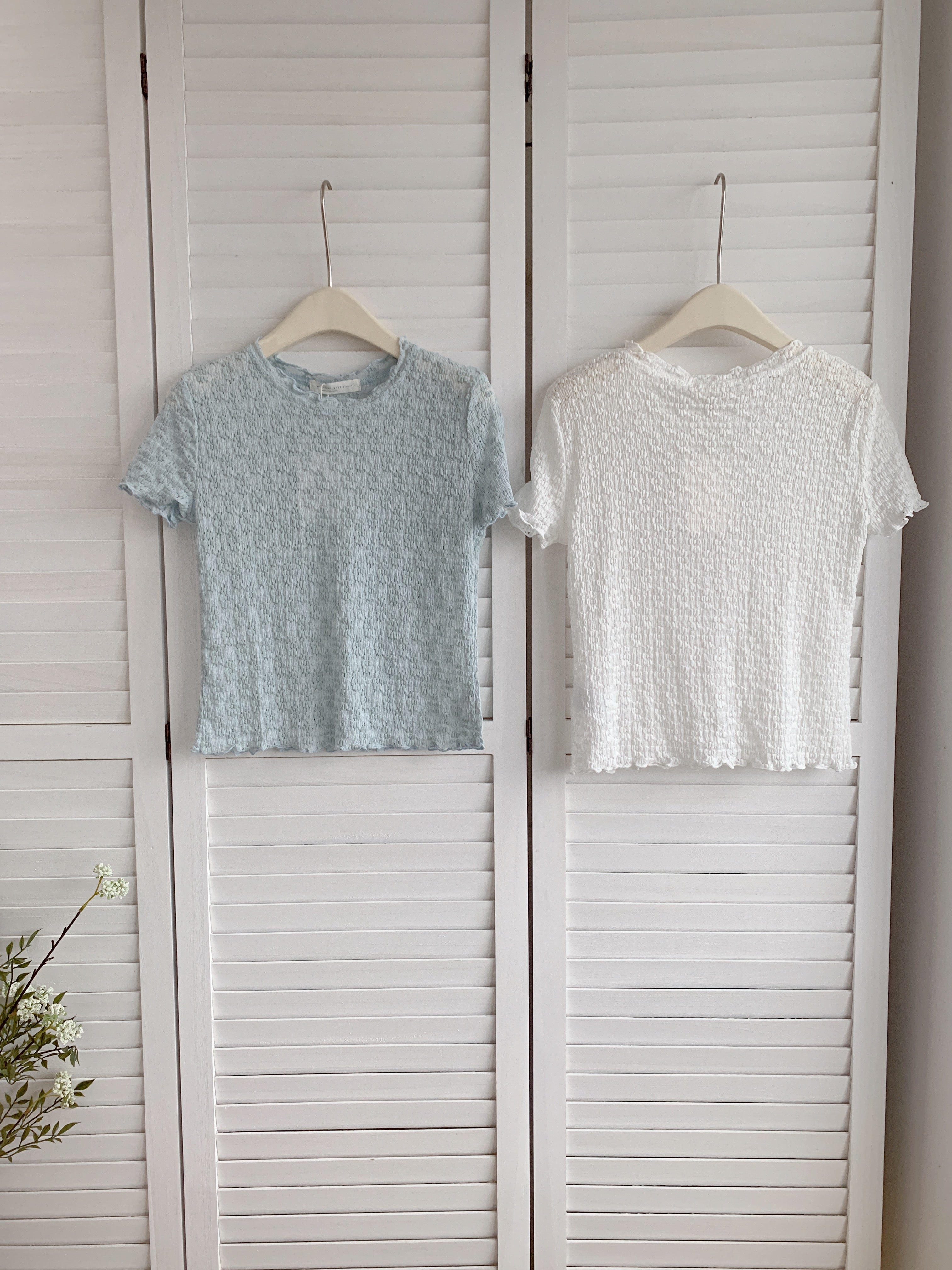 HELLO MILK TEE- 86508  圓領短袖衫