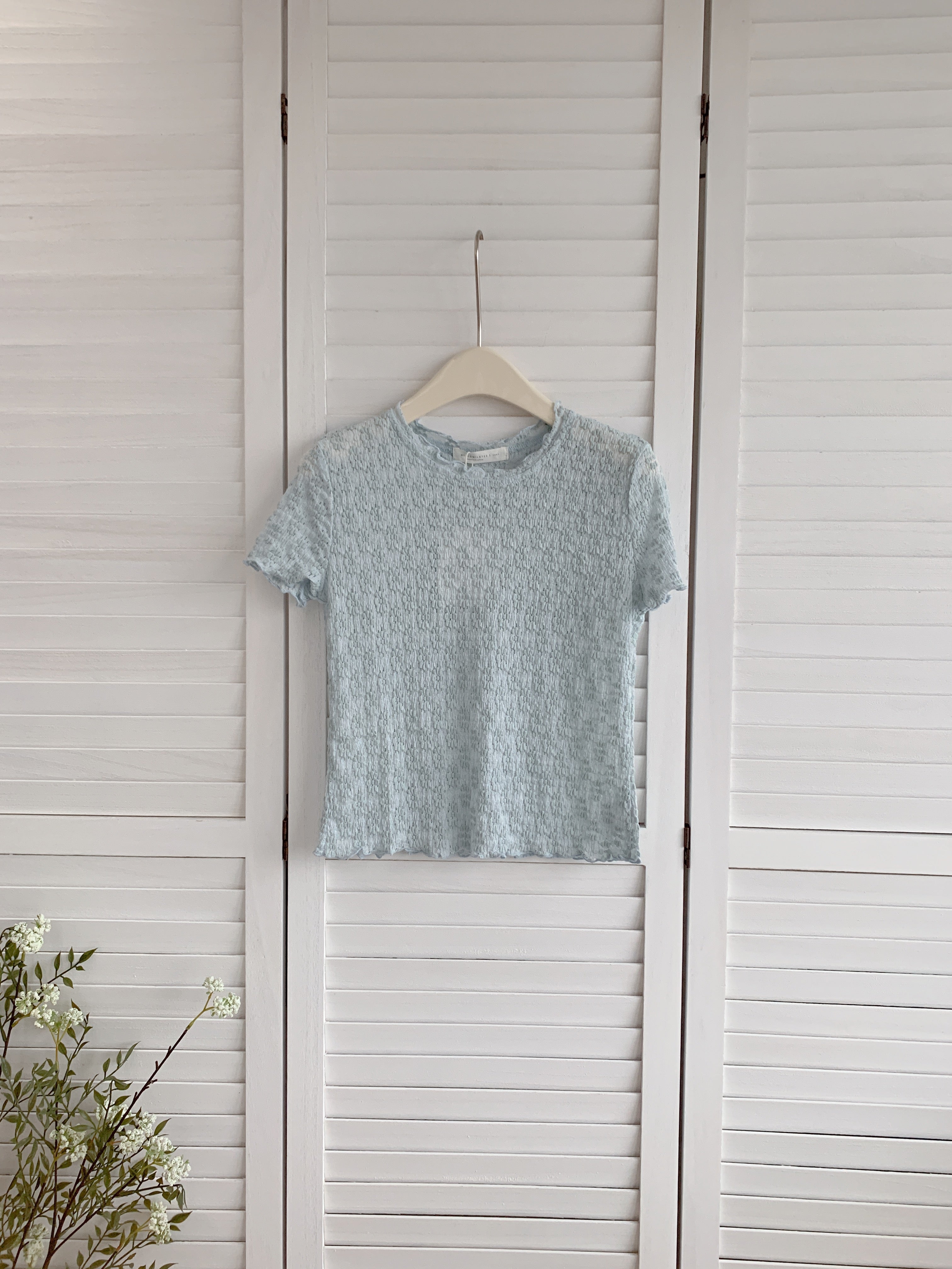 HELLO MILK TEE- 86508  圓領短袖衫