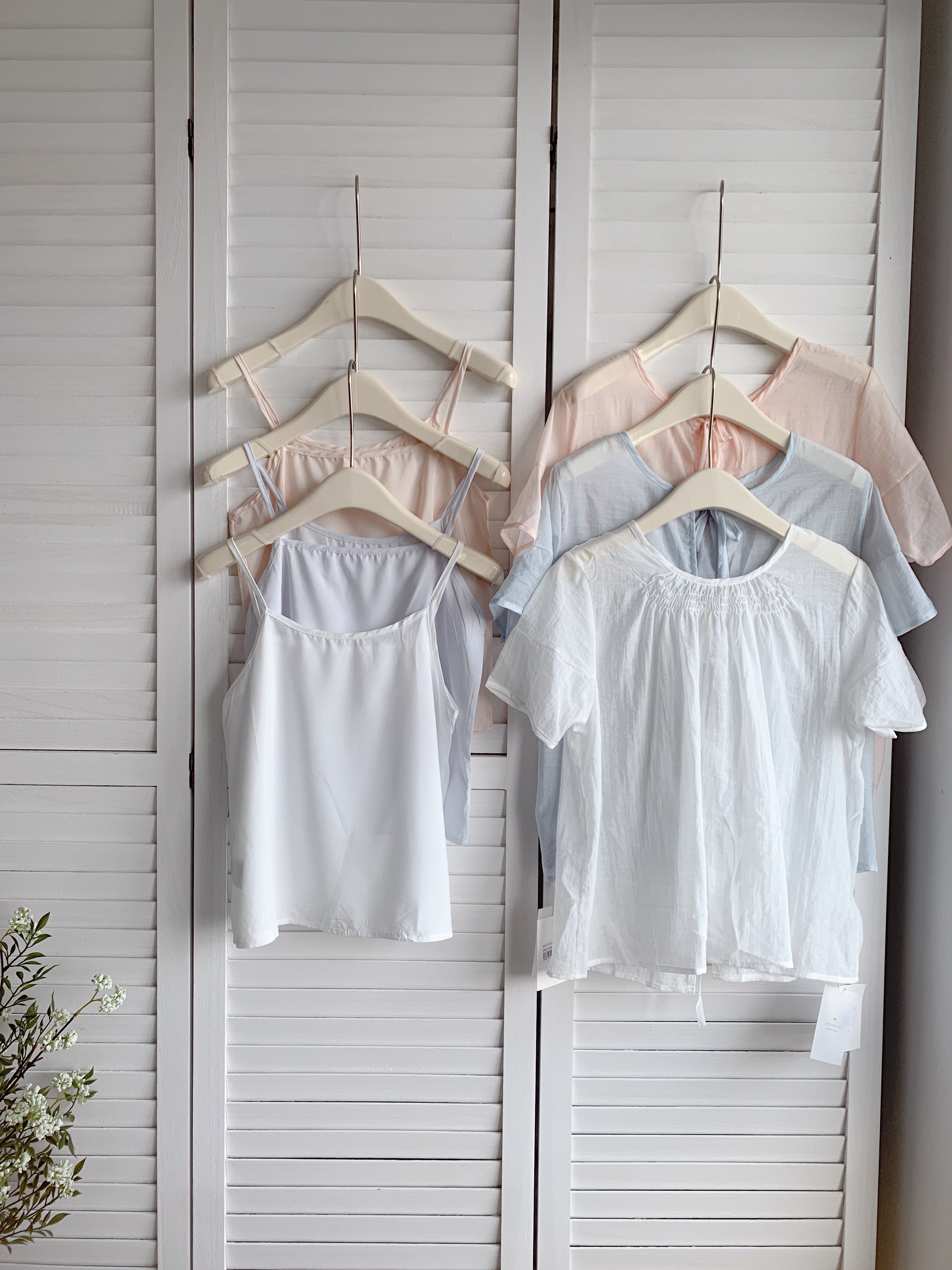 HELLO MILK TEE- 86627  圓領兩件套