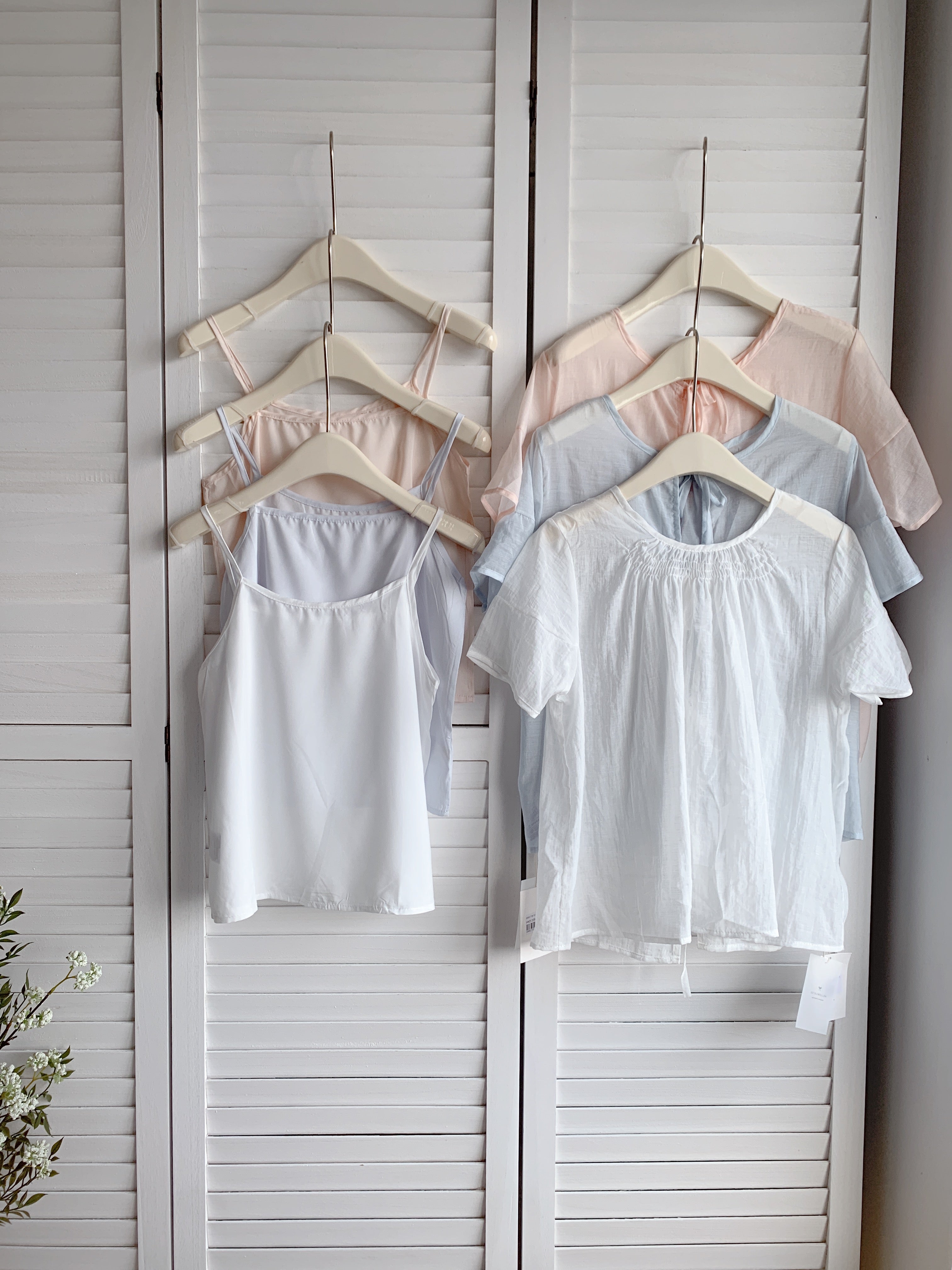 HELLO MILK TEE- 86627  圓領兩件套