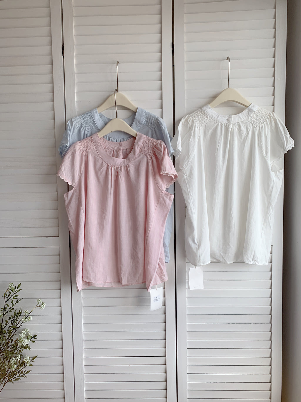 HELLO MILK TEE- 86628  簡約小衫