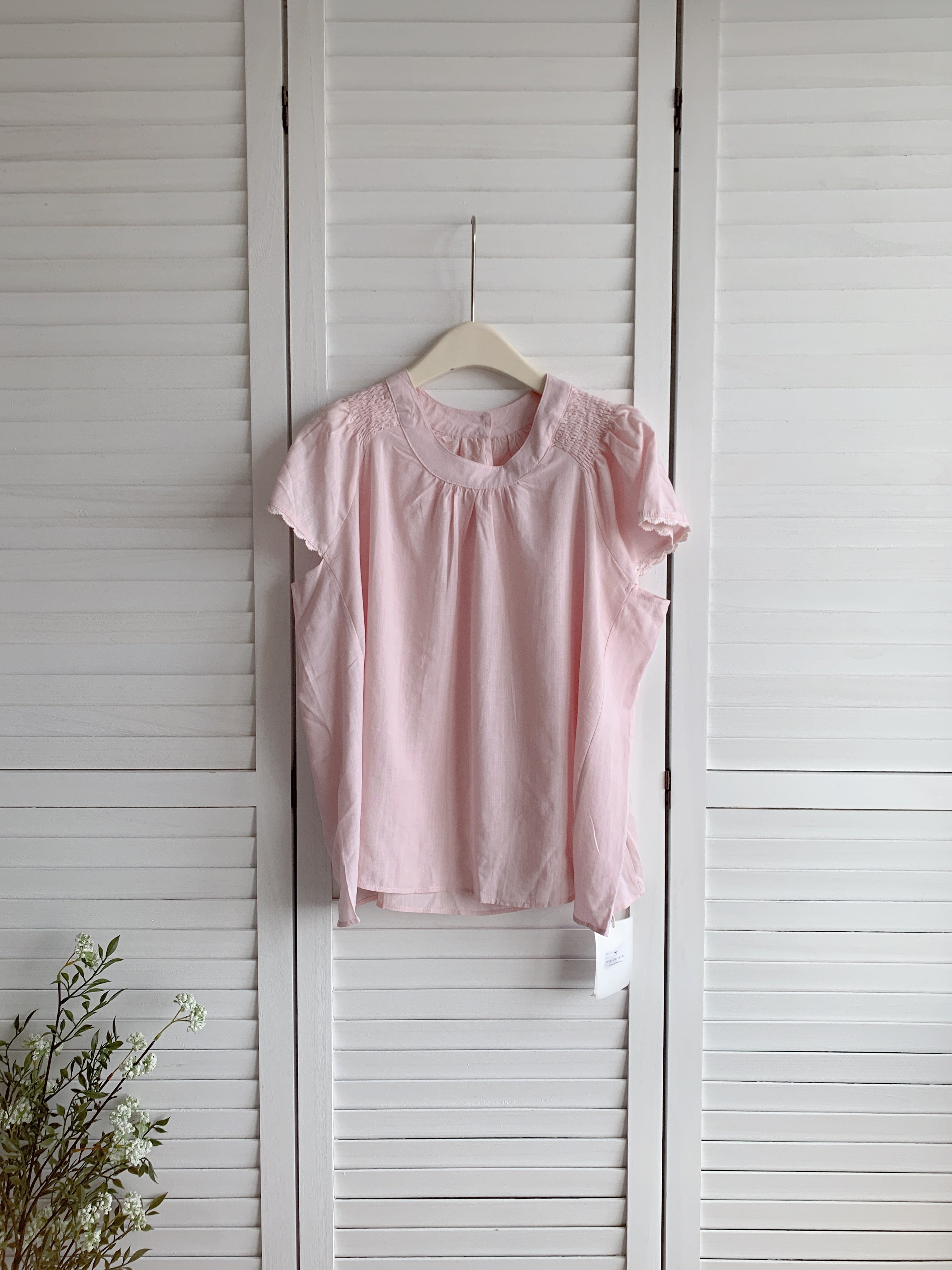 HELLO MILK TEE- 86628  簡約小衫