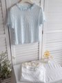 HELLO MILK TEE- 86634  設計感小衫