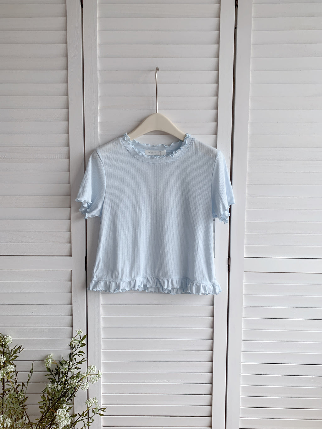 HELLO MILK TEE- 86643   簡約小衫
