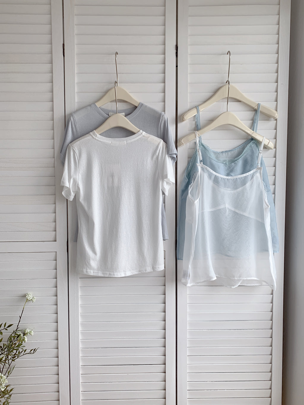 HELLO MILK TEE- 86624   短袖兩件套