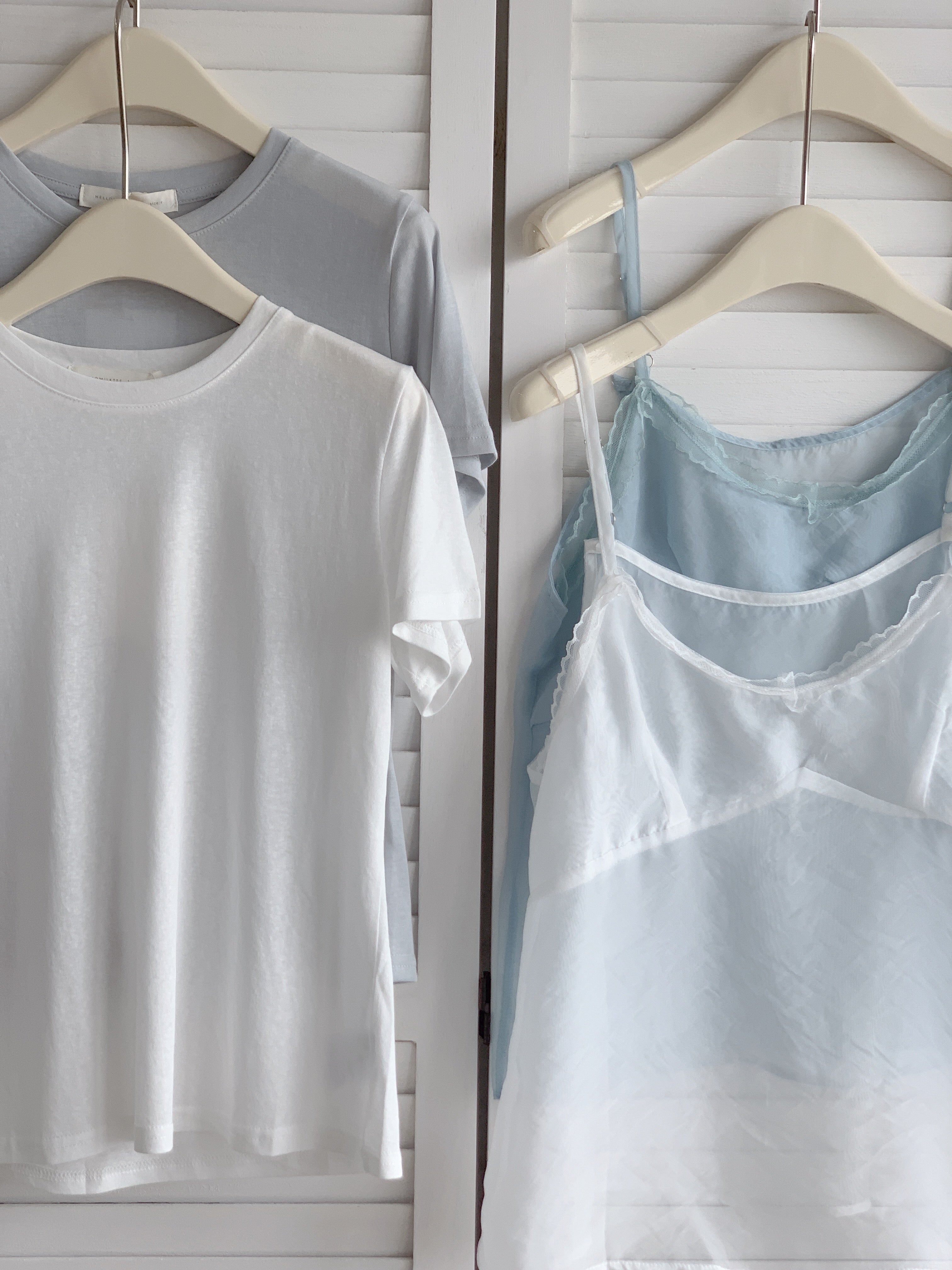 HELLO MILK TEE- 86624   短袖兩件套