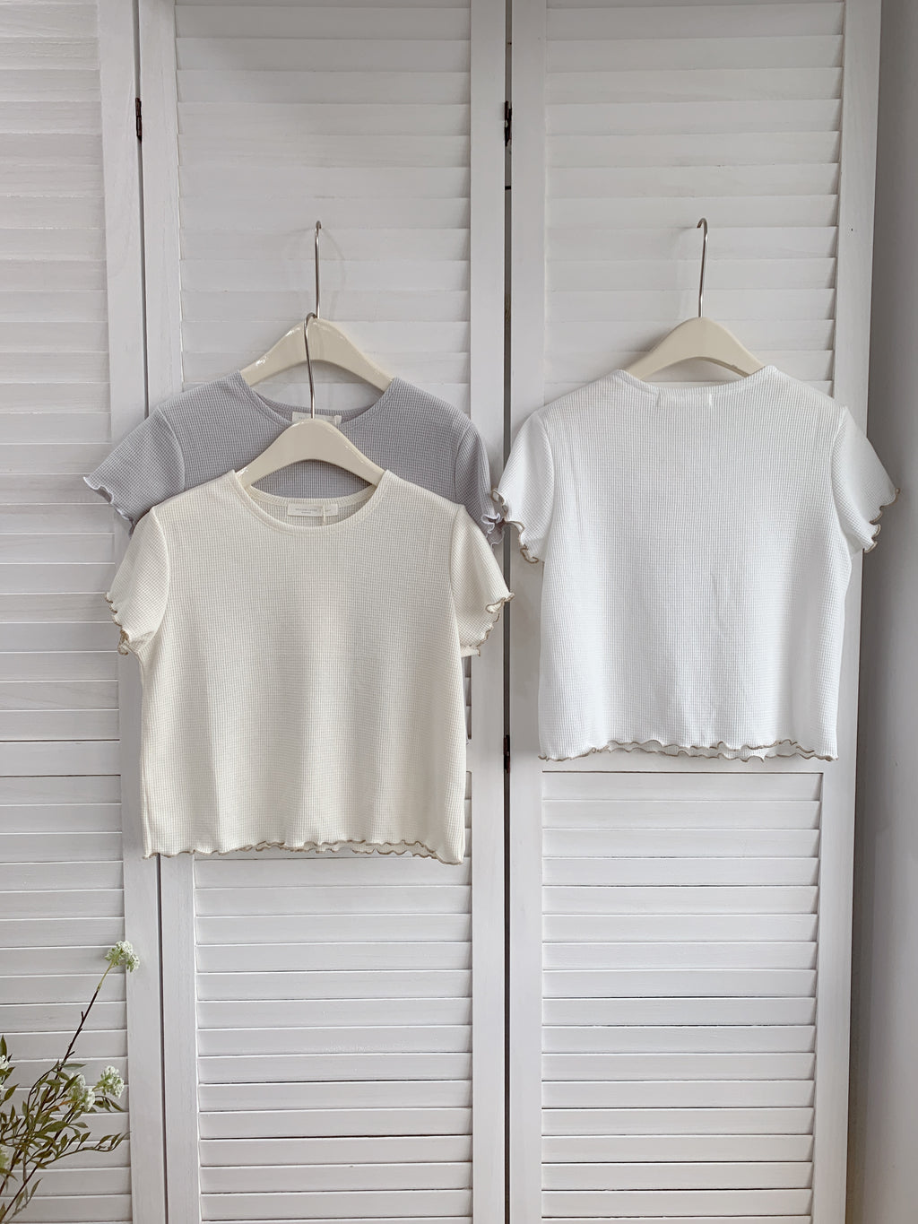 HELLO MILK TEE- 86687   圓領上衣