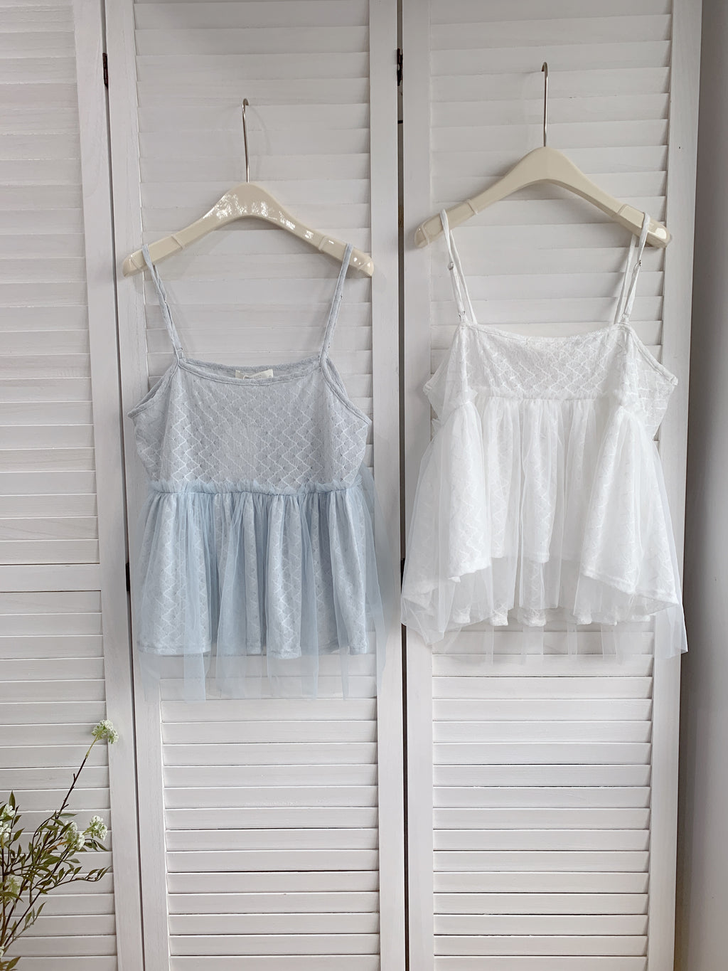 HELLO MILK TEE- 86683   吊帶上衣