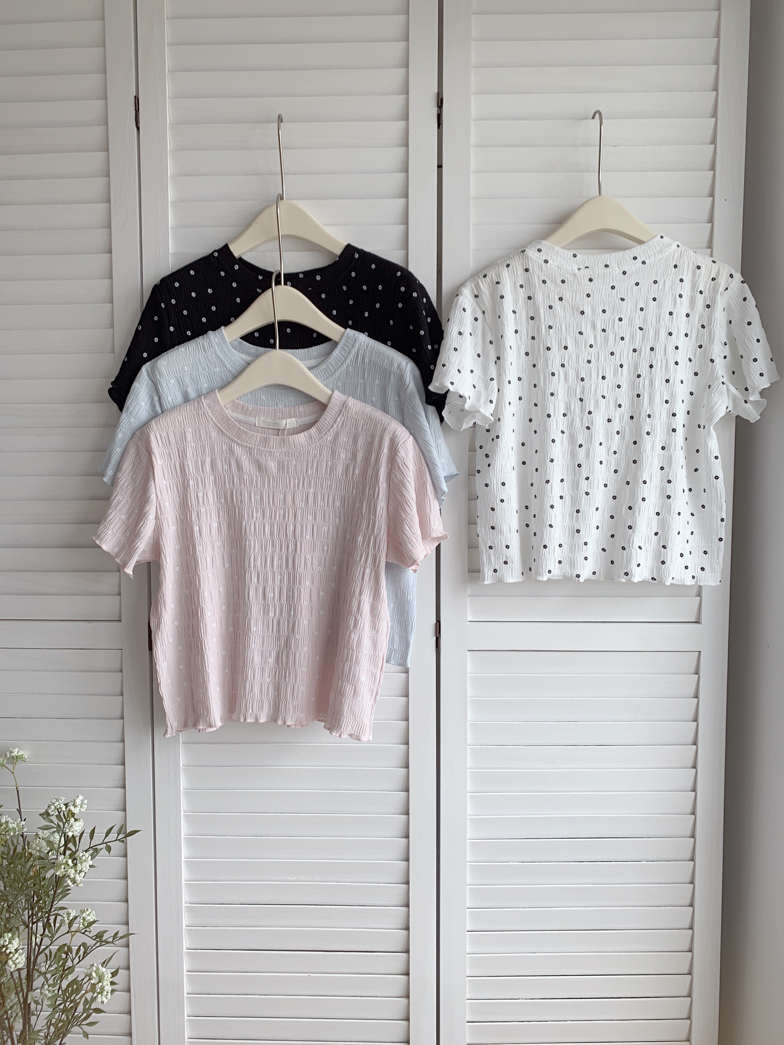 HELLO MILK TEE- 86692   簡約短袖衫
