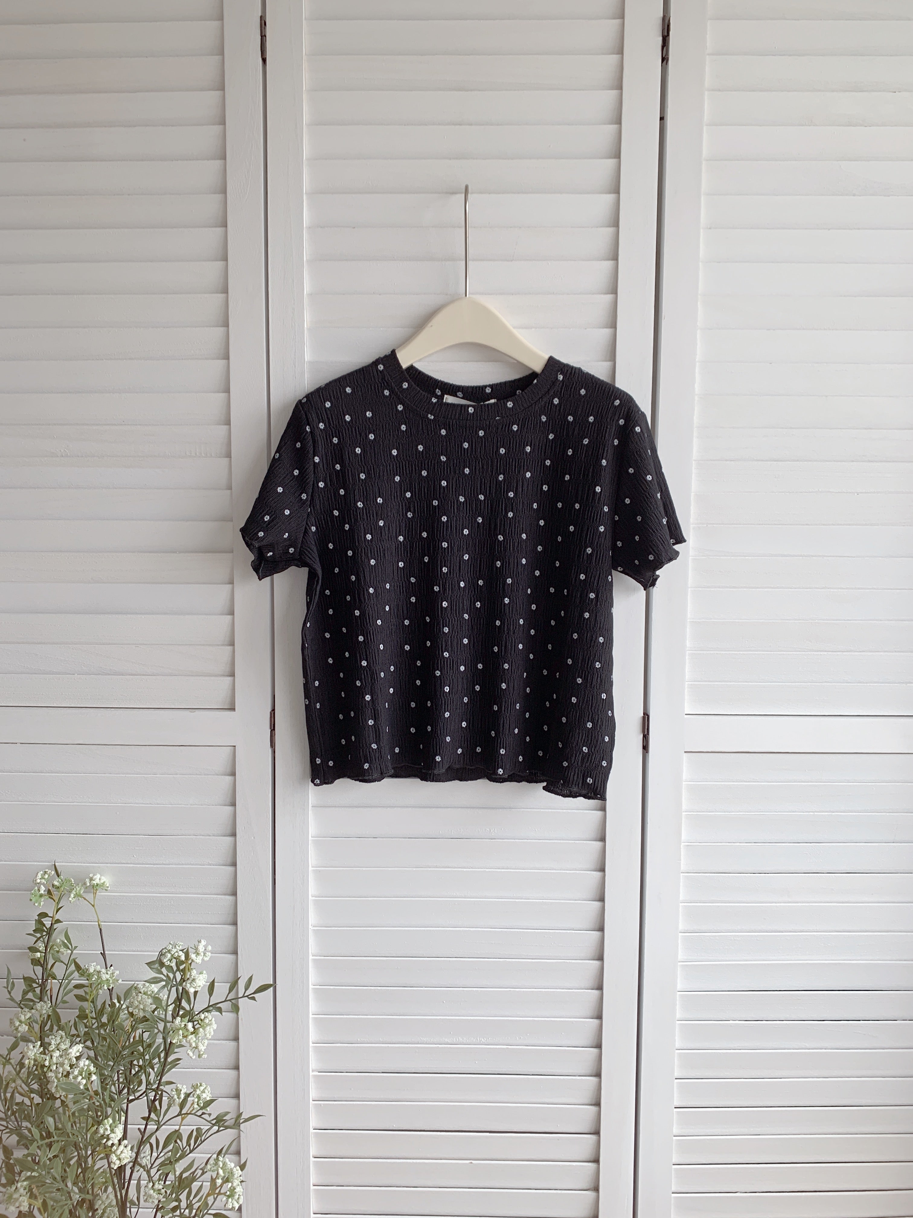 HELLO MILK TEE- 86692   簡約短袖衫