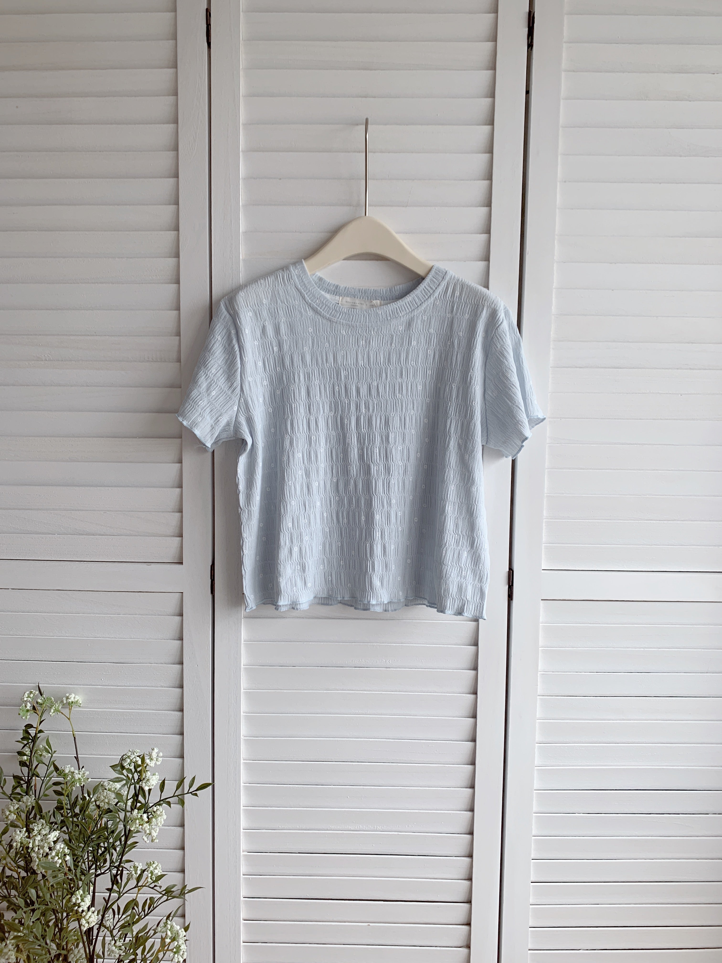 HELLO MILK TEE- 86692   簡約短袖衫