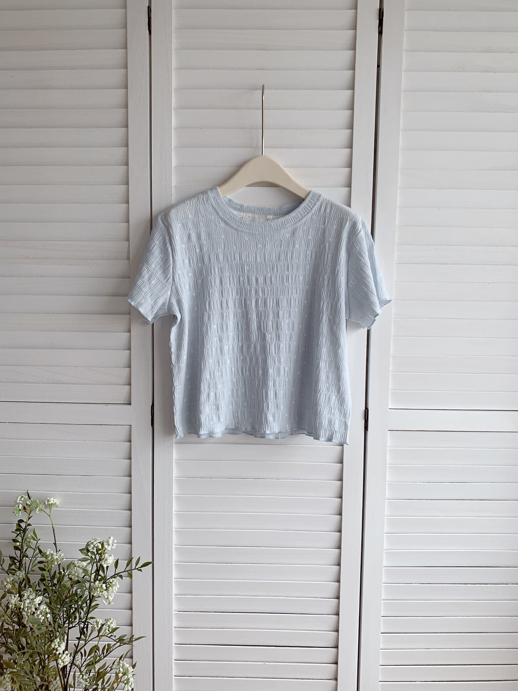 HELLO MILK TEE- 86692   簡約短袖衫