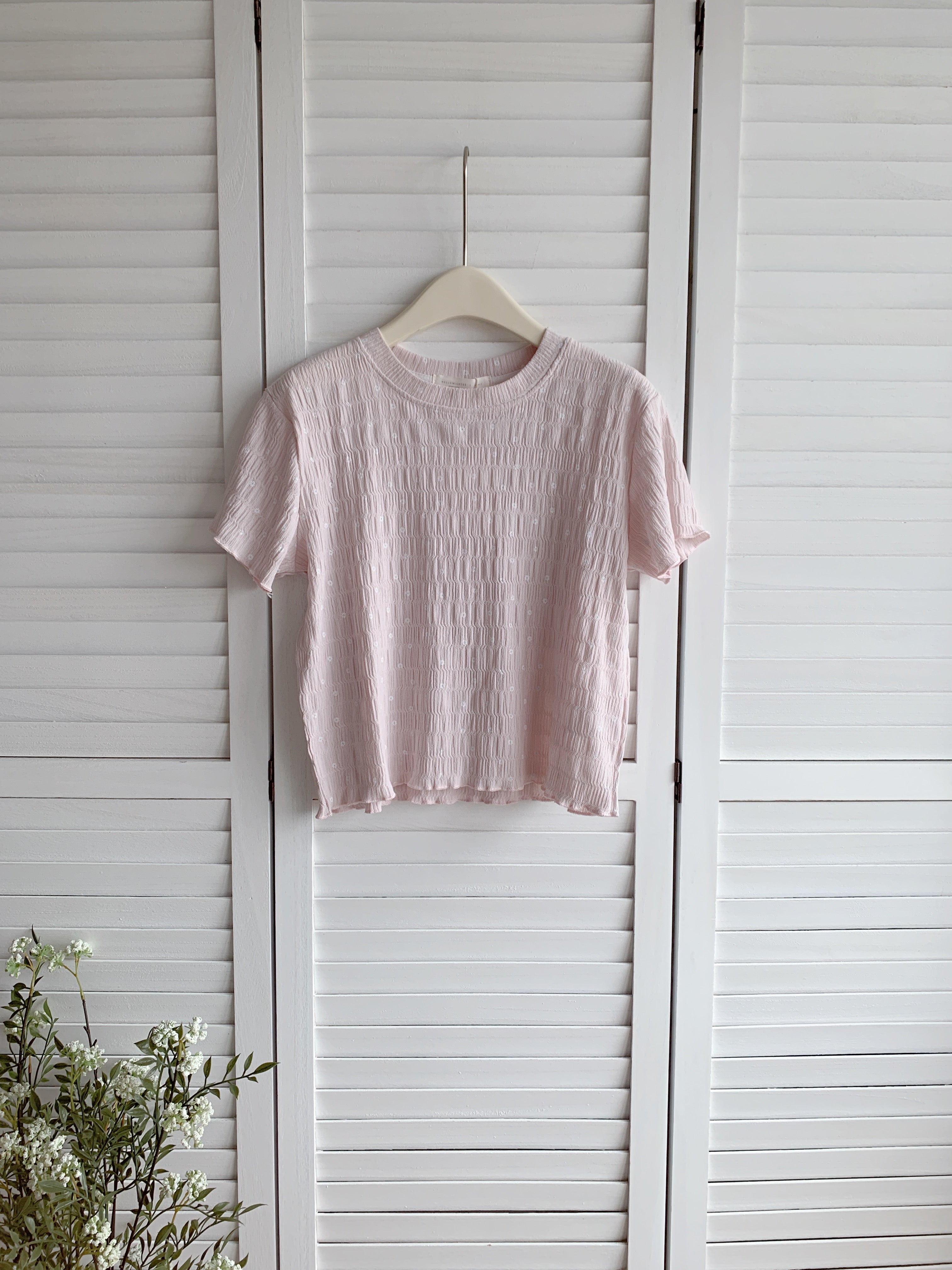 HELLO MILK TEE- 86692   簡約短袖衫