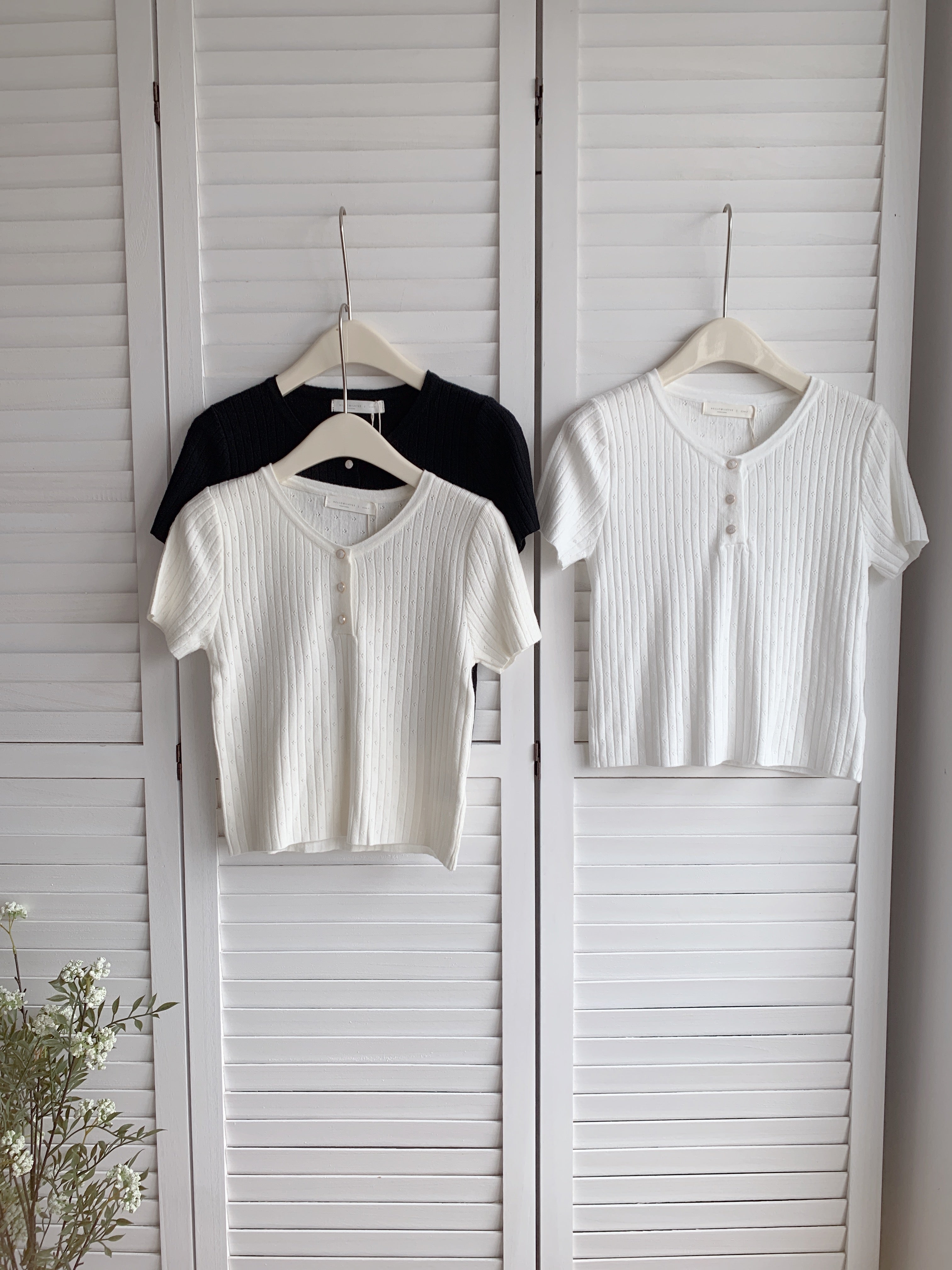 HELLO MILK TEE- 86691   百搭上衣