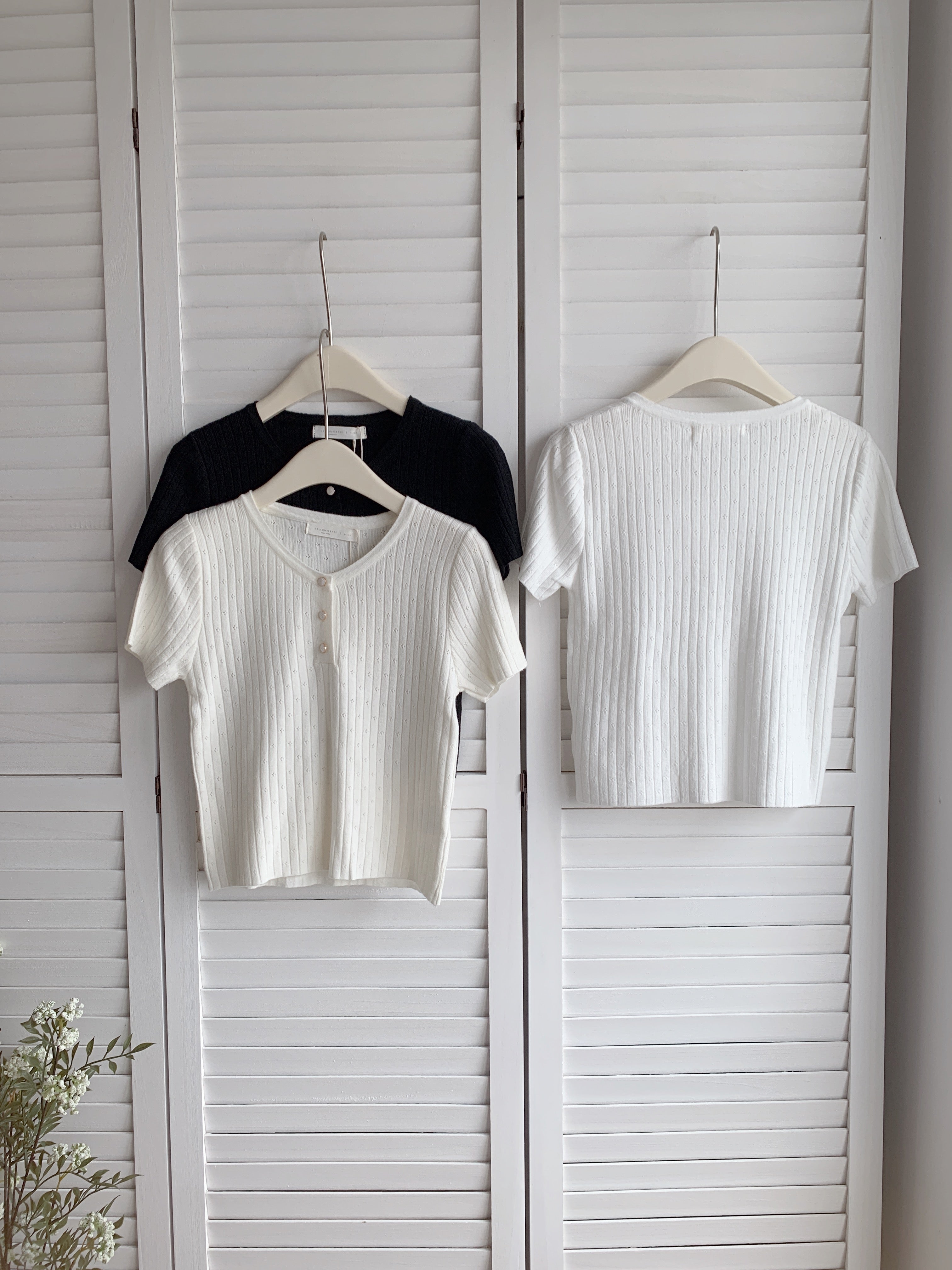 HELLO MILK TEE- 86691   百搭上衣