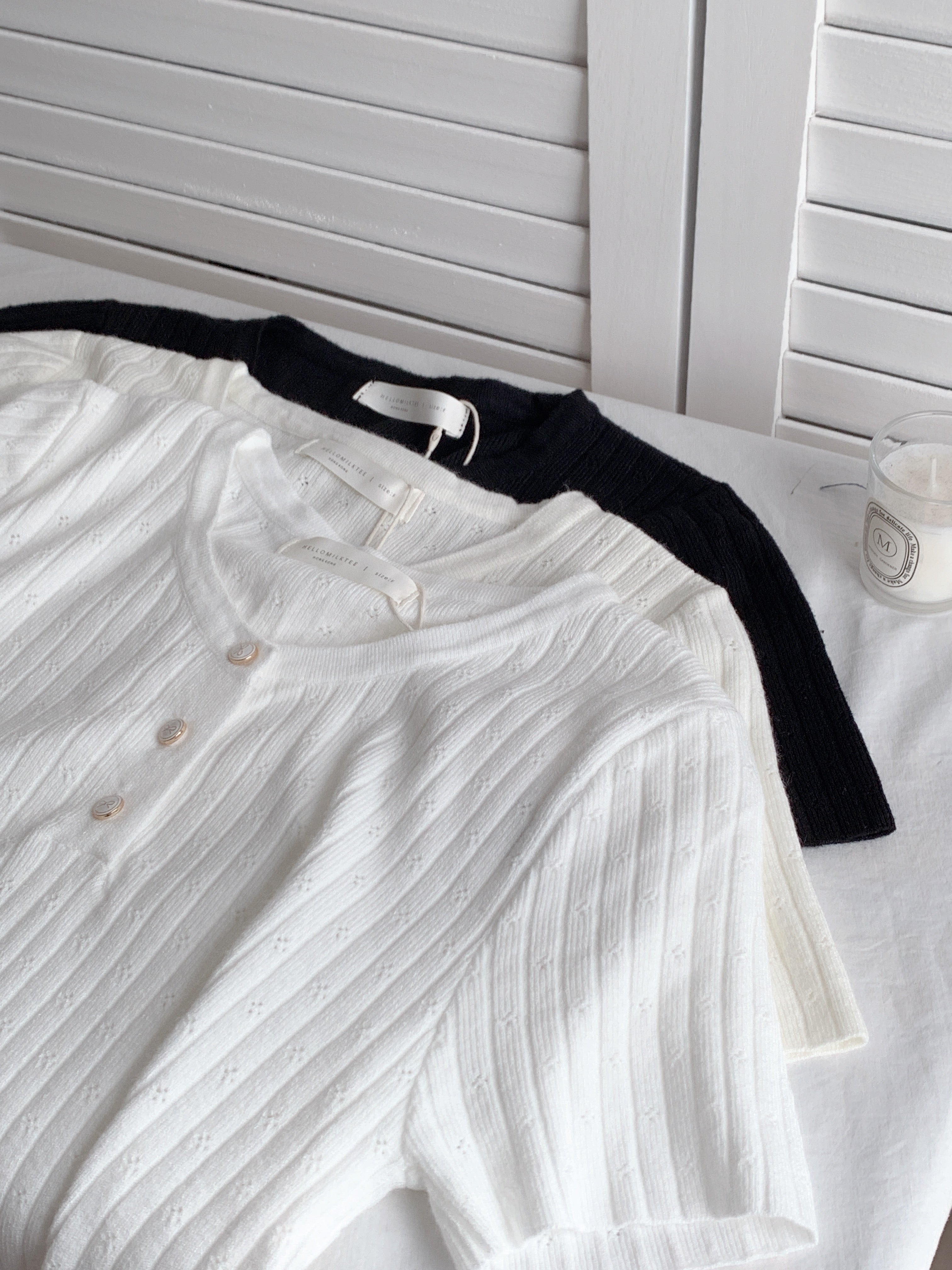 HELLO MILK TEE- 86691   百搭上衣