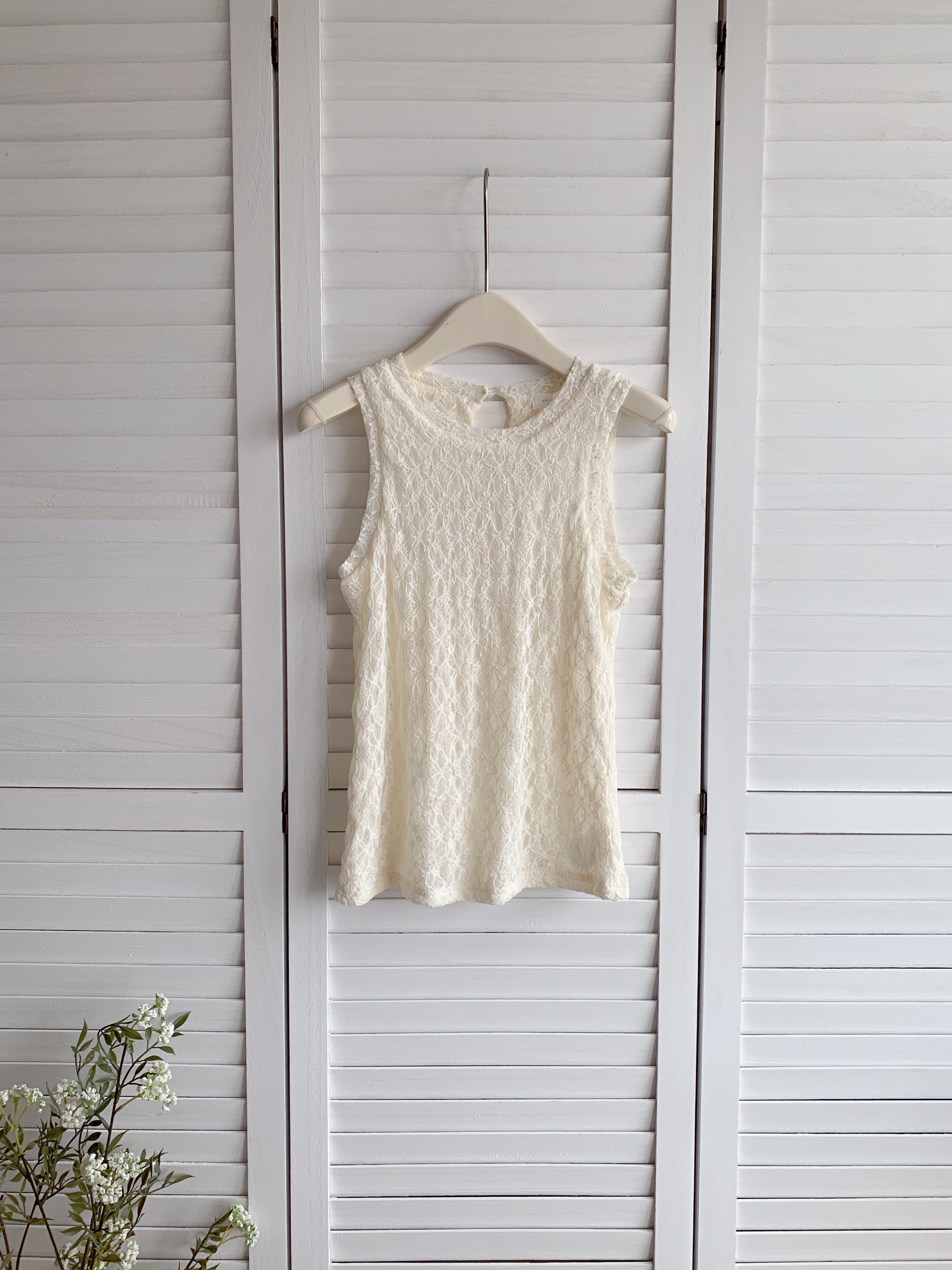 HELLO MILK TEE- 86716   無袖小衫